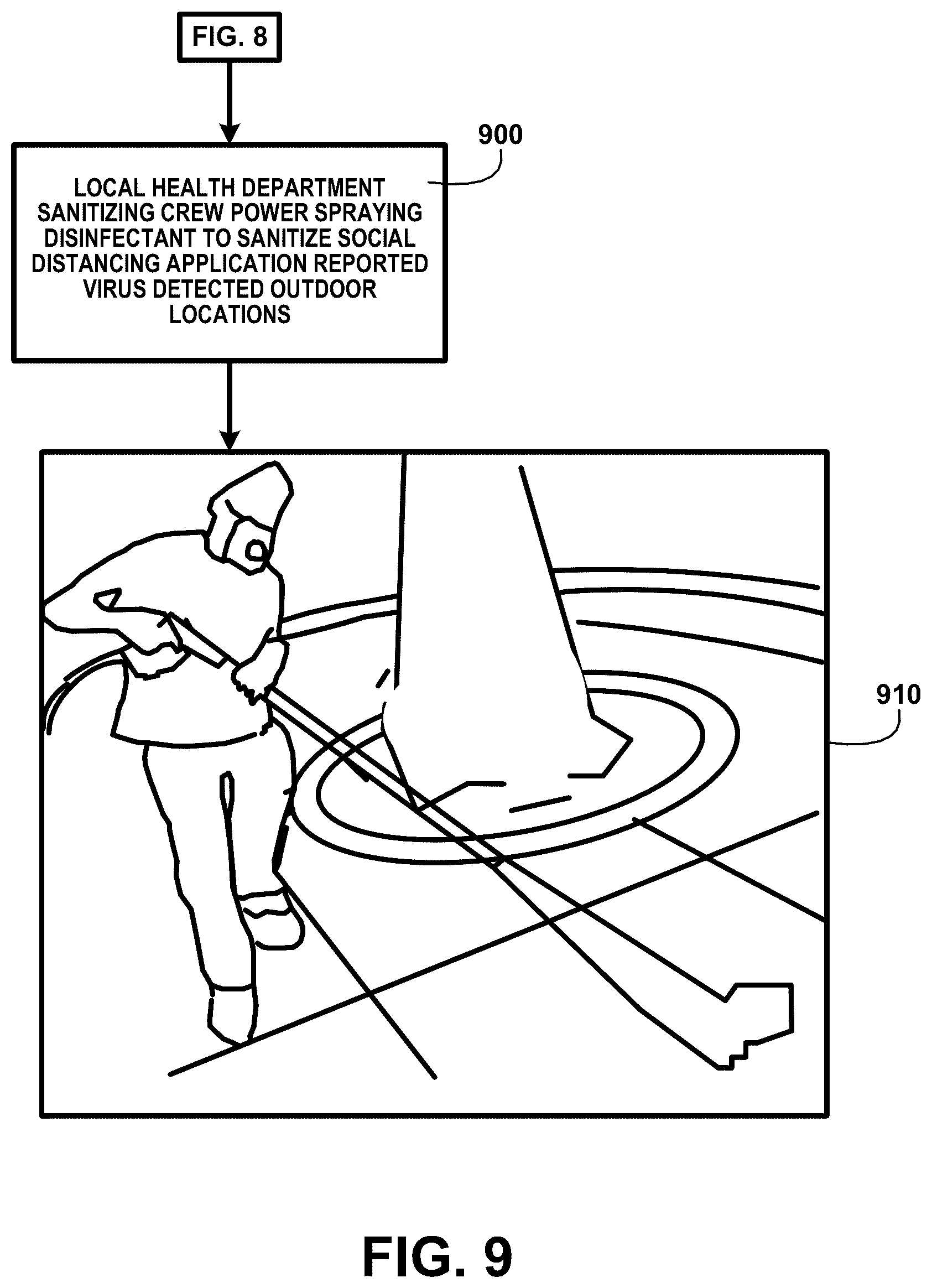 Patent US12361505 Figure 9 – Aerial drone navigation system with lidar mapping