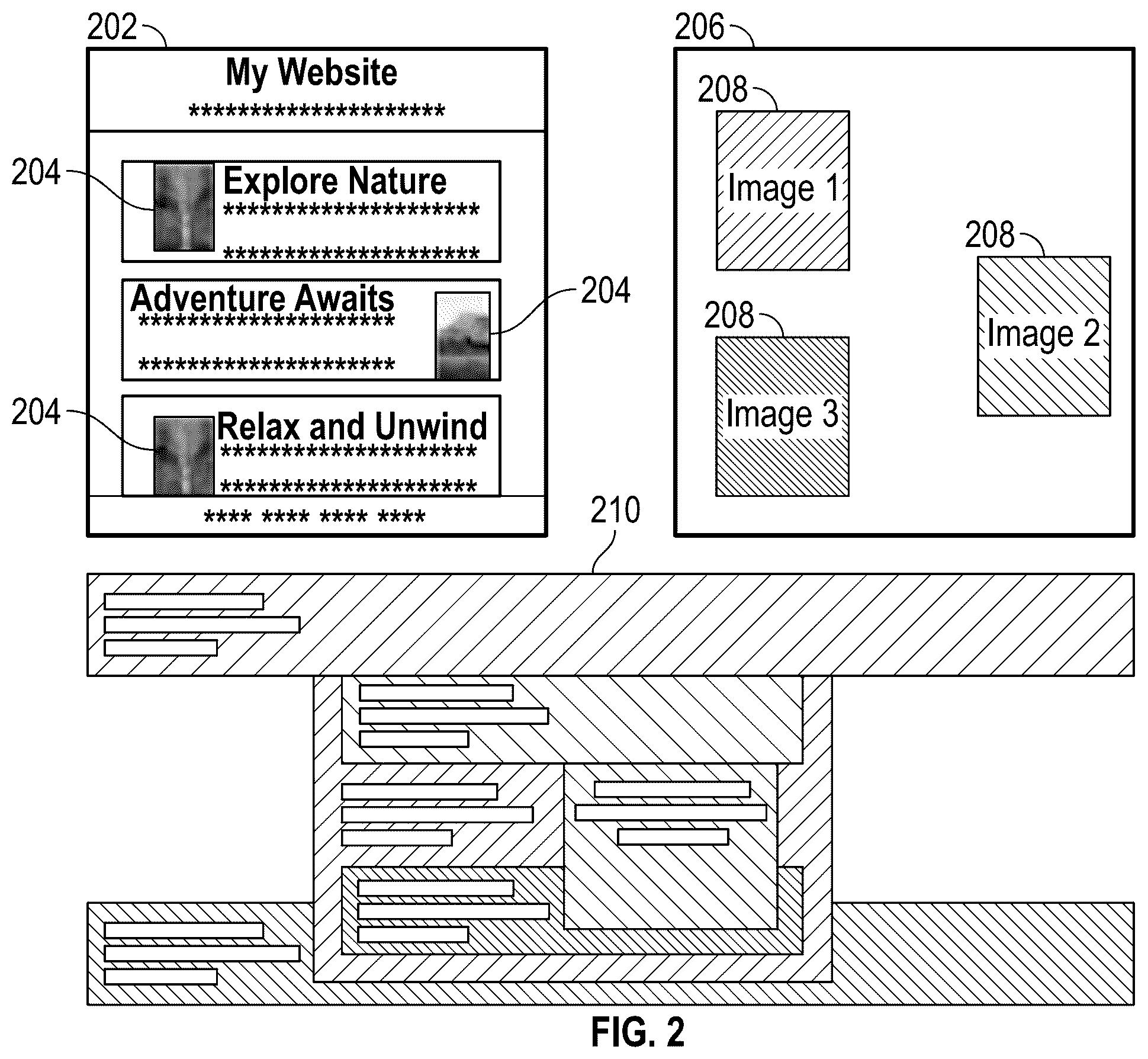 Patent US12361523 Figure 2 – Image comparator with difference area labeling