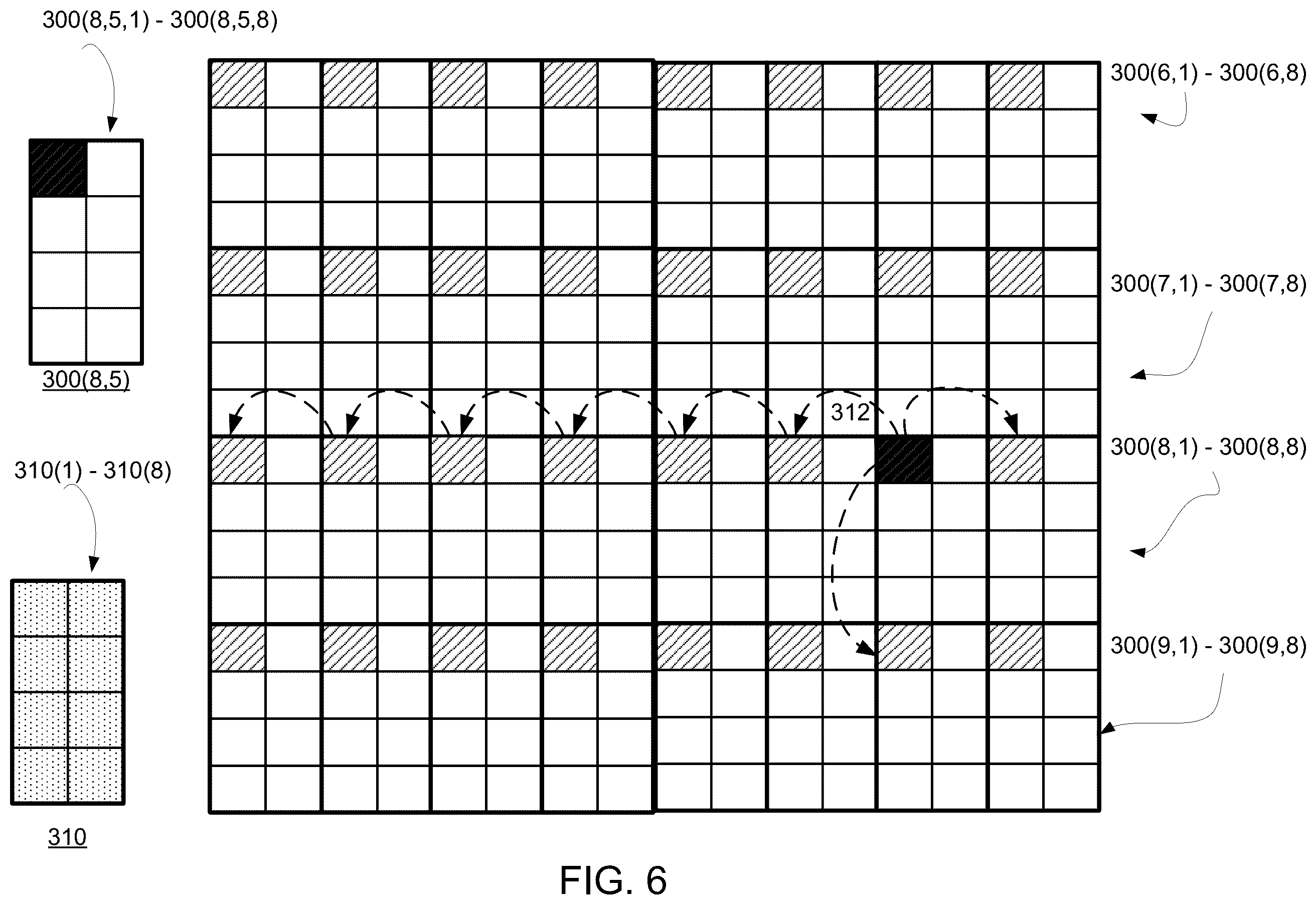 Patent US12361526 Figure 6 – Reconstruction of a distorted image of an array of structural elements of a specimen