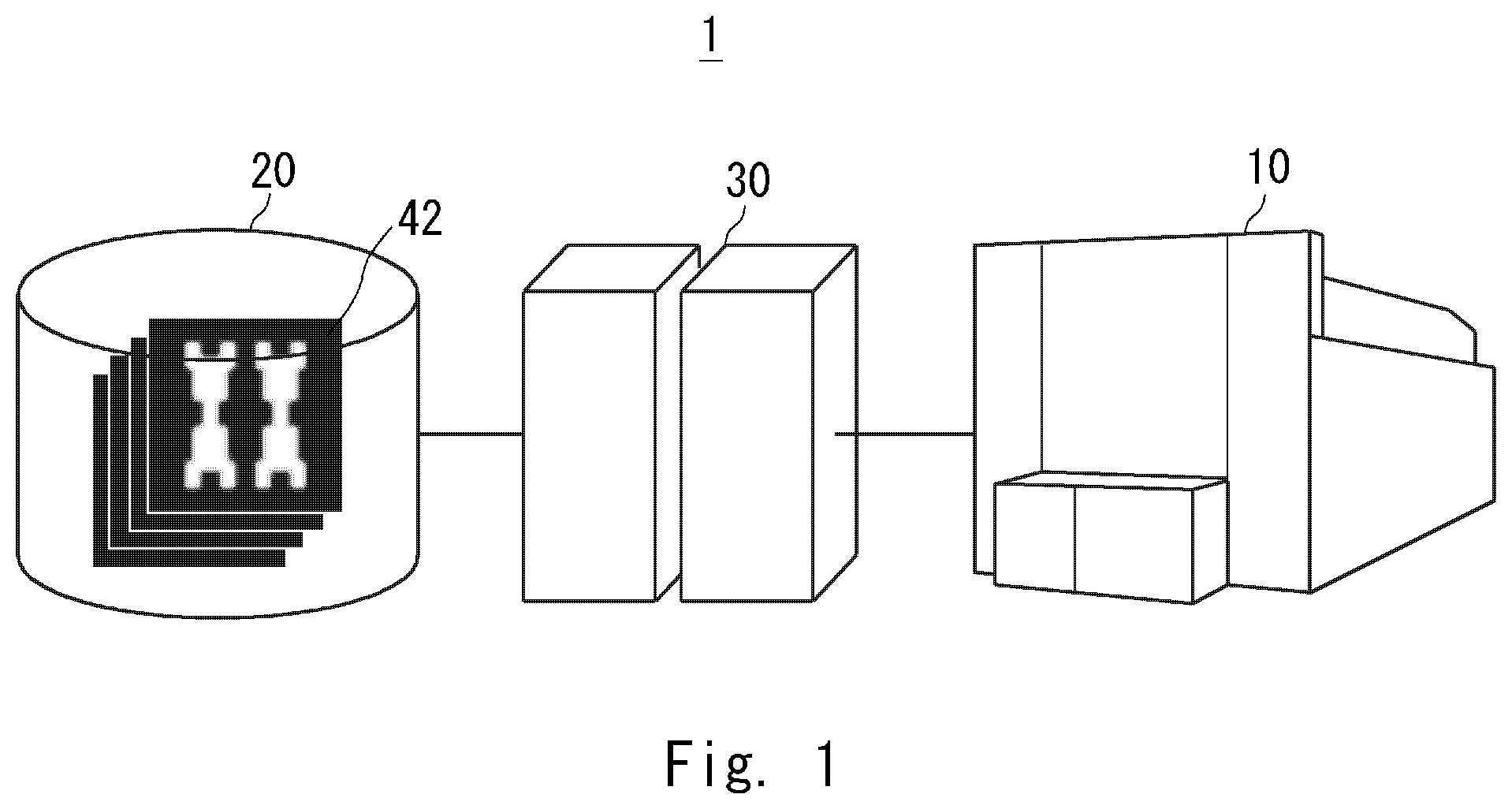 Patent US12361536 Figure 1 – EUV mask inspection device, EUV mask inspection method, non-transitory computer-readable medium storing EUV mask inspection program, and EUV mask inspection system including a gray image based on design data of a pattern