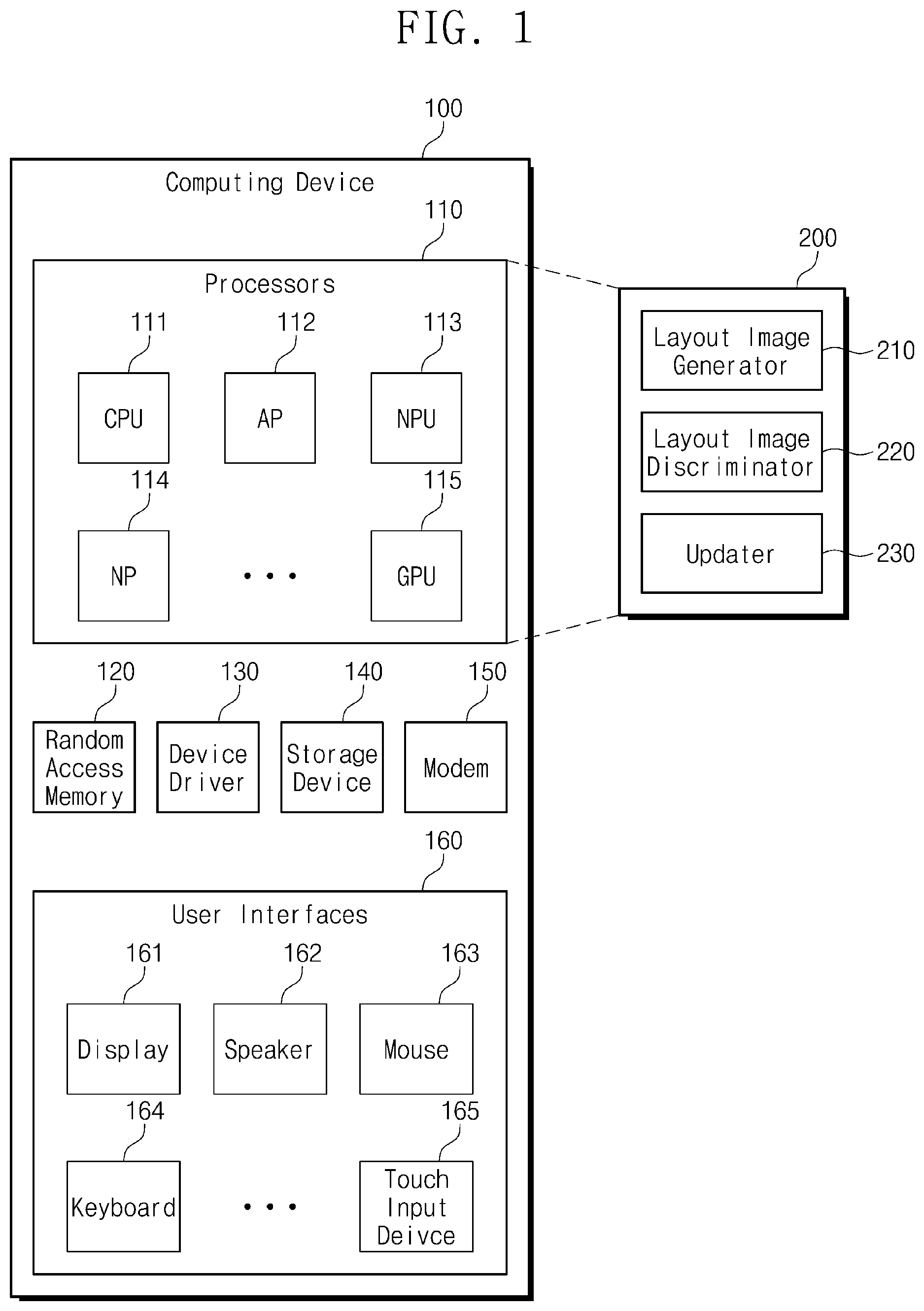 Patent US12361537 Figure 1 – Electronic device including processor executing defect detection module, operating method of electronic device, and method for fabricating semiconductor integrated circuit