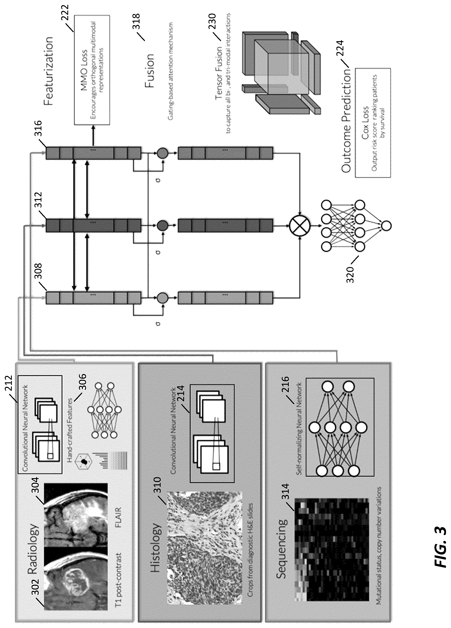 Patent US12361542 Figure 3 – Systems and methods for deep orthogonal fusion for multimodal prognostic biomarker discovery