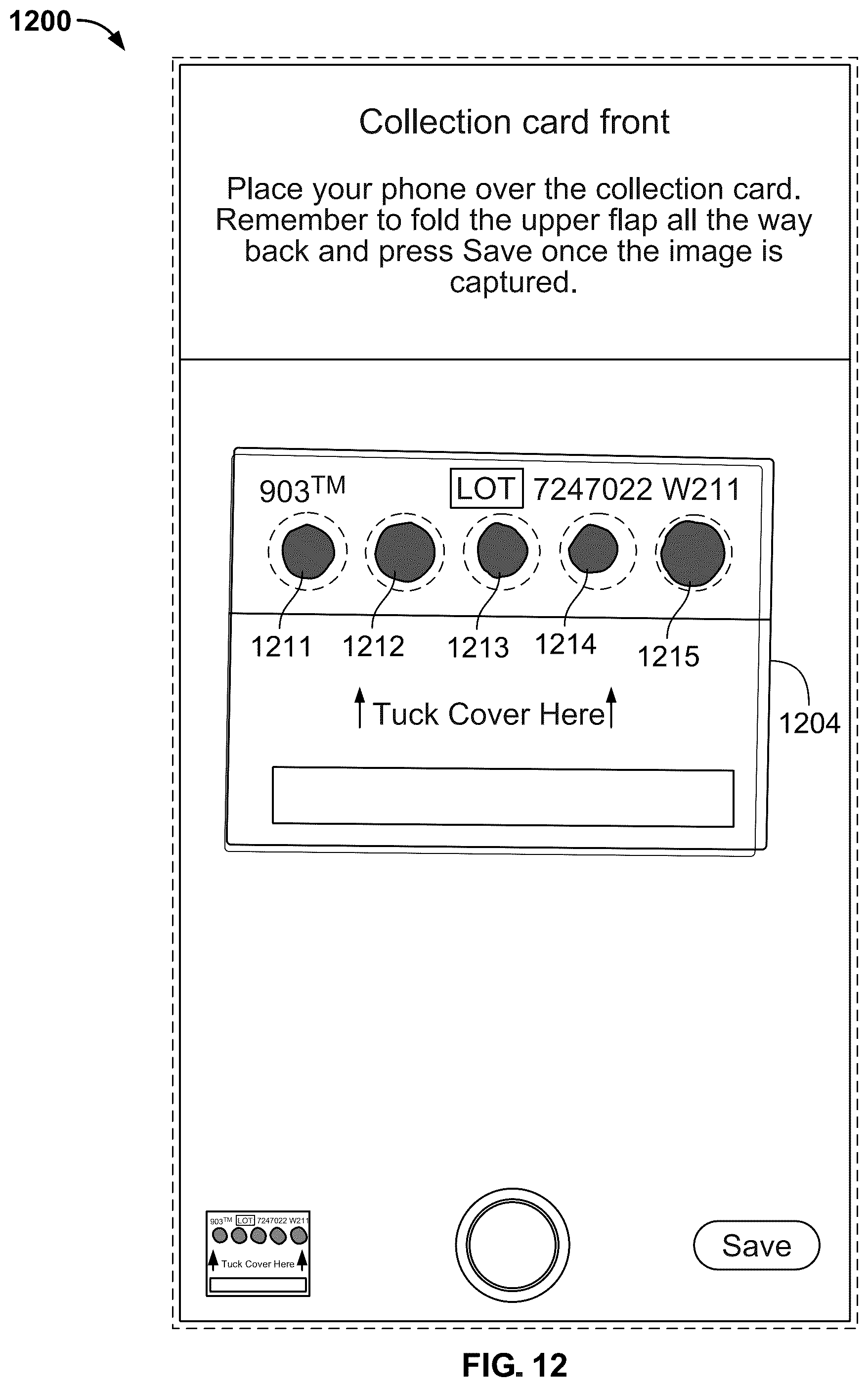 Patent US12361552 Figure 12 – Validating a sample collection device