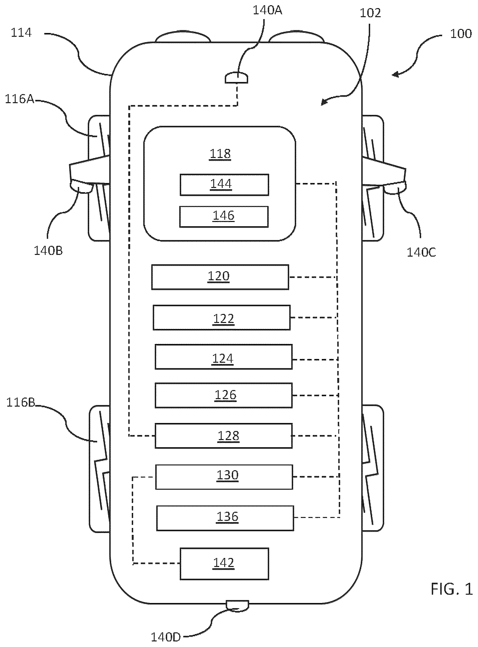 Patent US12361572 Figure 1 – System and method of automatic image view alignment for camera-based road condition detection on a vehicle