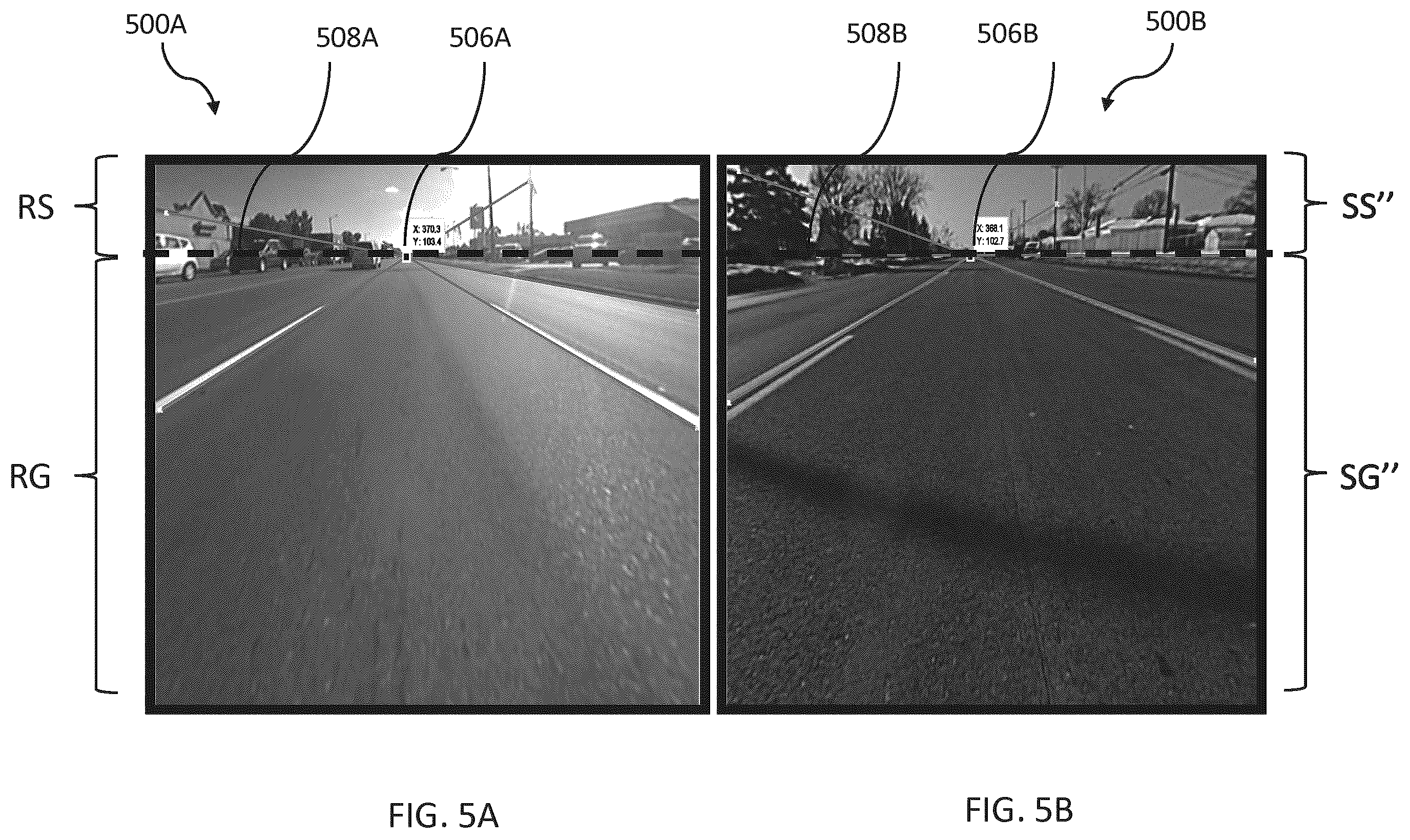 Patent US12361572 Figure 5 – System and method of automatic image view alignment for camera-based road condition detection on a vehicle