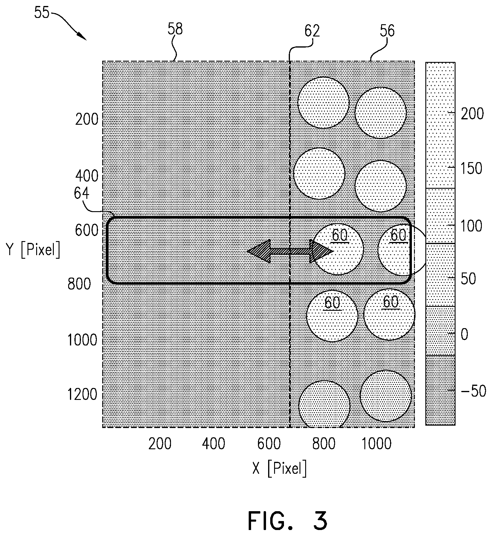 Patent US12361576 Figure 3 – Proximity sensing using structured light
