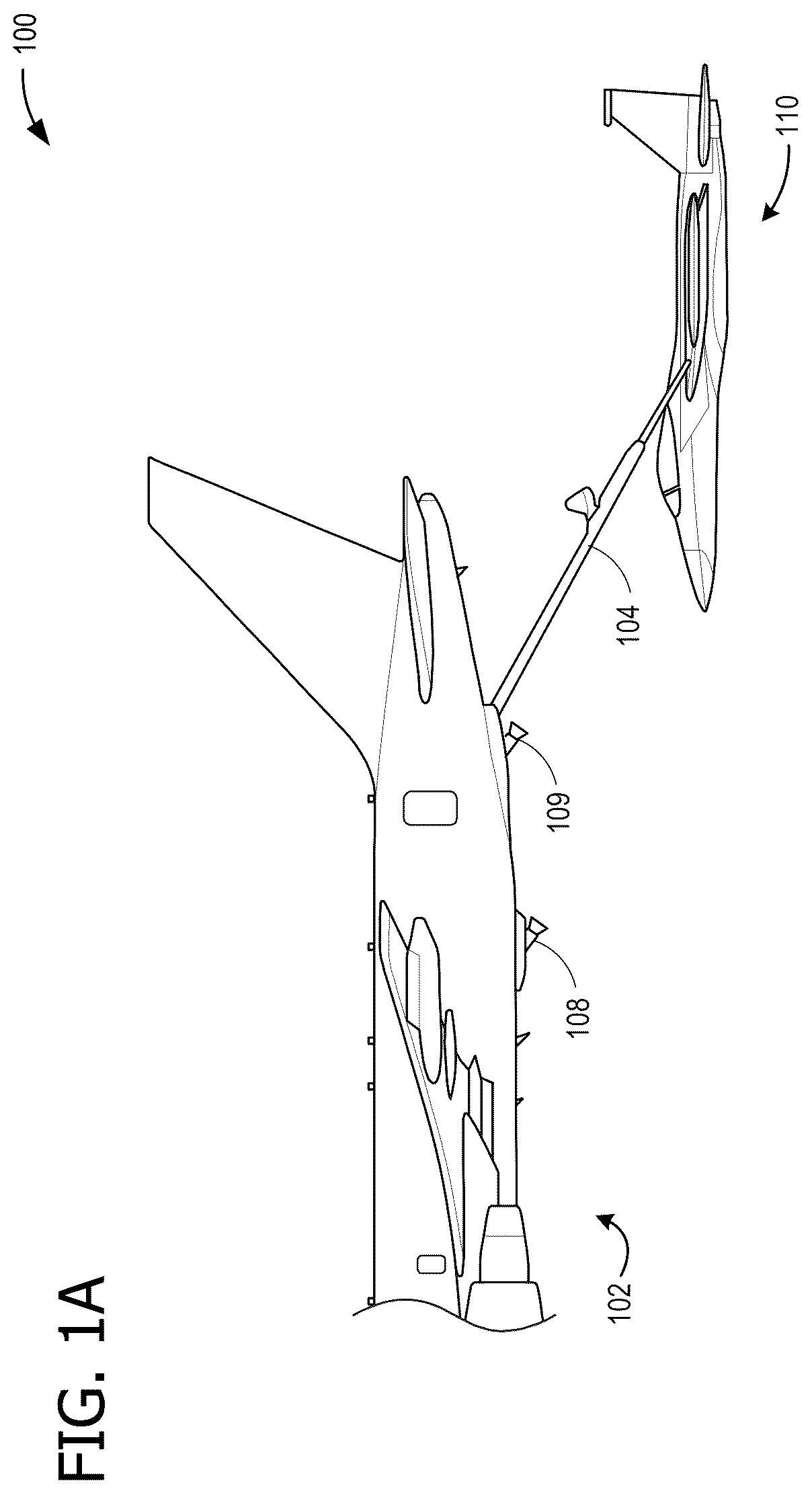 Patent US12361585 — Feature detection for automated air-to-air refueling (A3R) — Figure 1