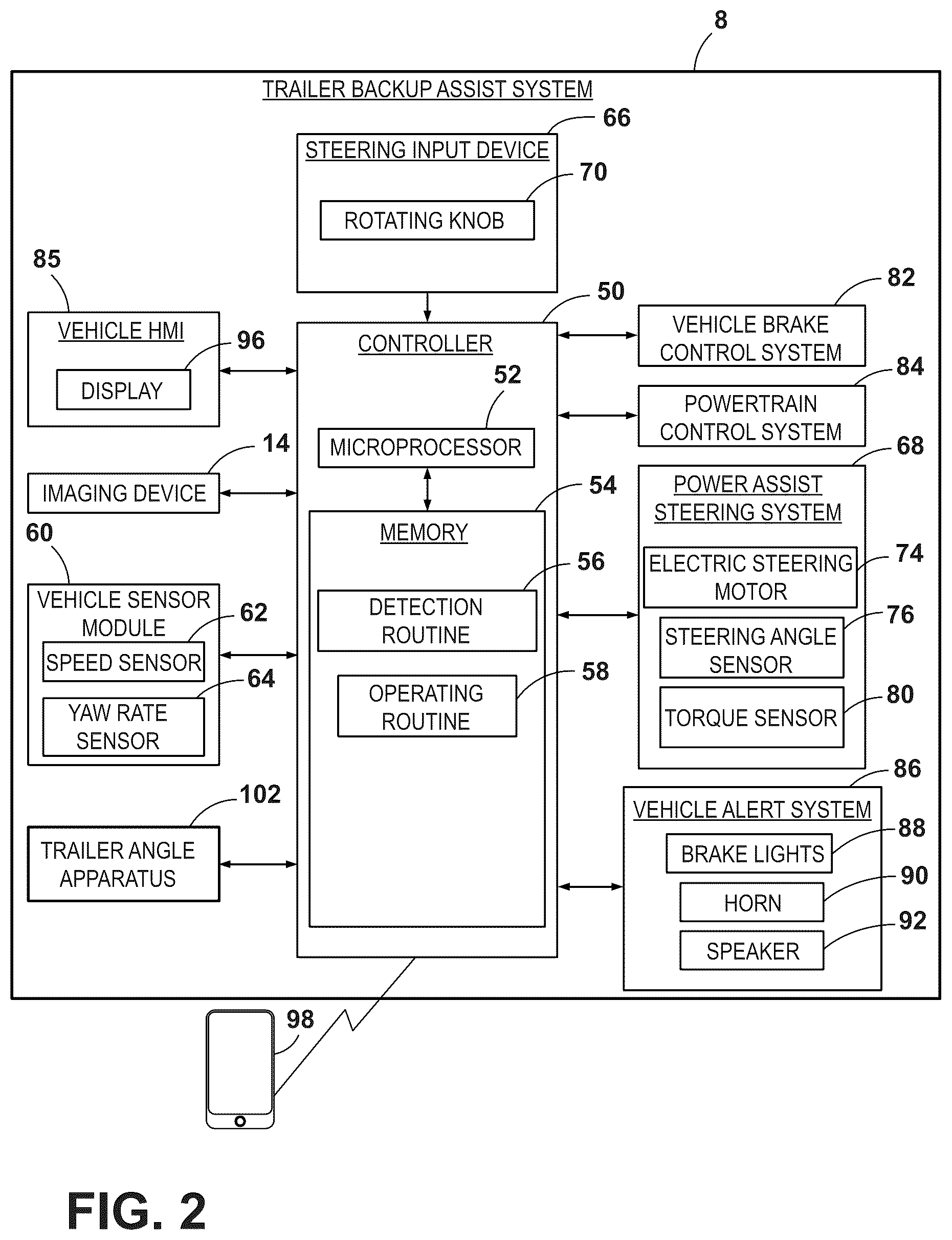 Patent US12361589 Figure 2 – Trailer height and hitch ball calculation