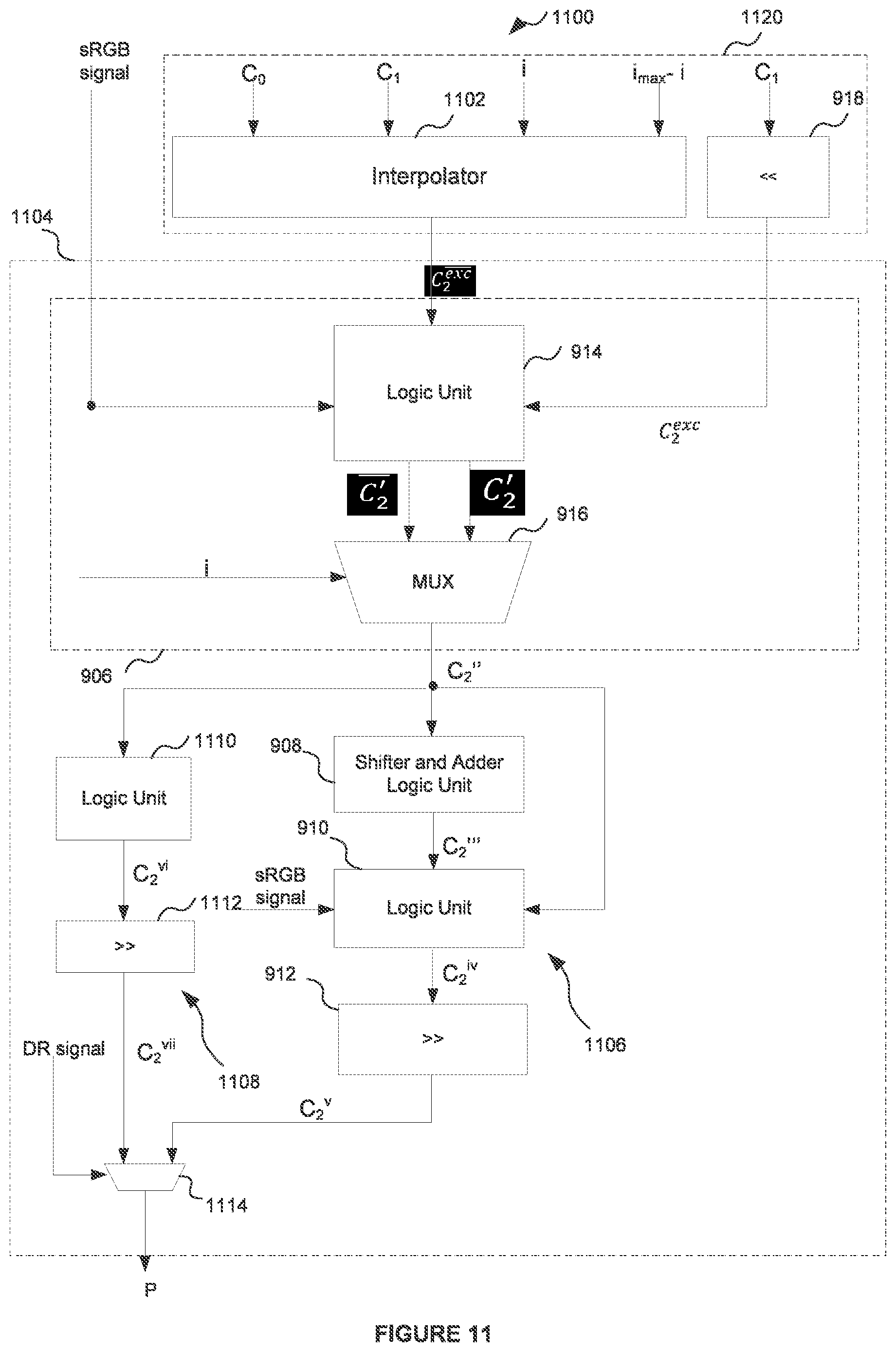 Patent US12361606 Figure 11 – ASTC interpolation