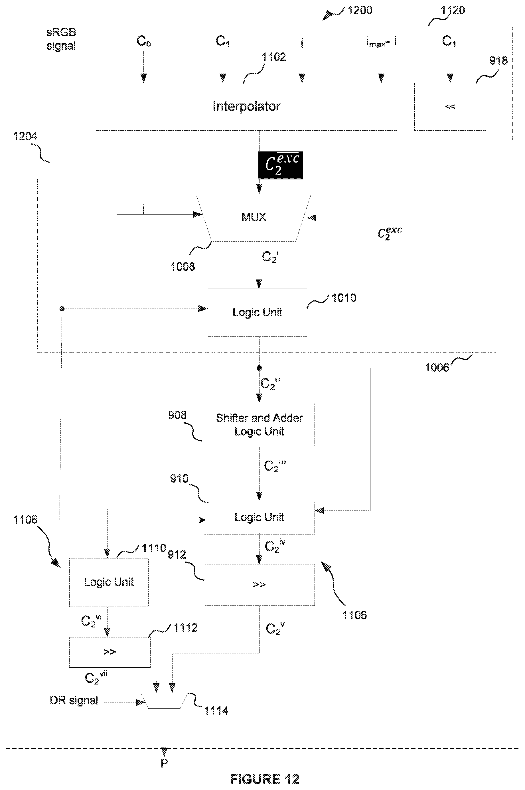 Patent US12361606 Figure 12 – ASTC interpolation