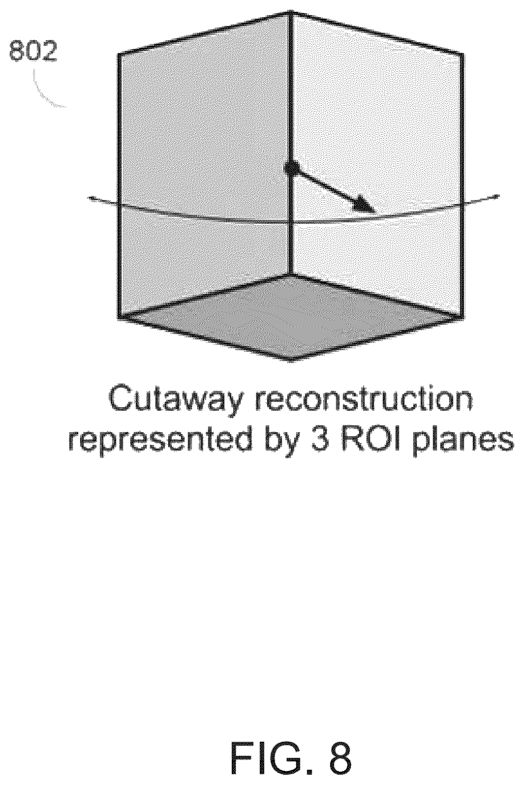 Patent US12361608 Figure 8 – Enhancements for displaying and viewing tomosynthesis images