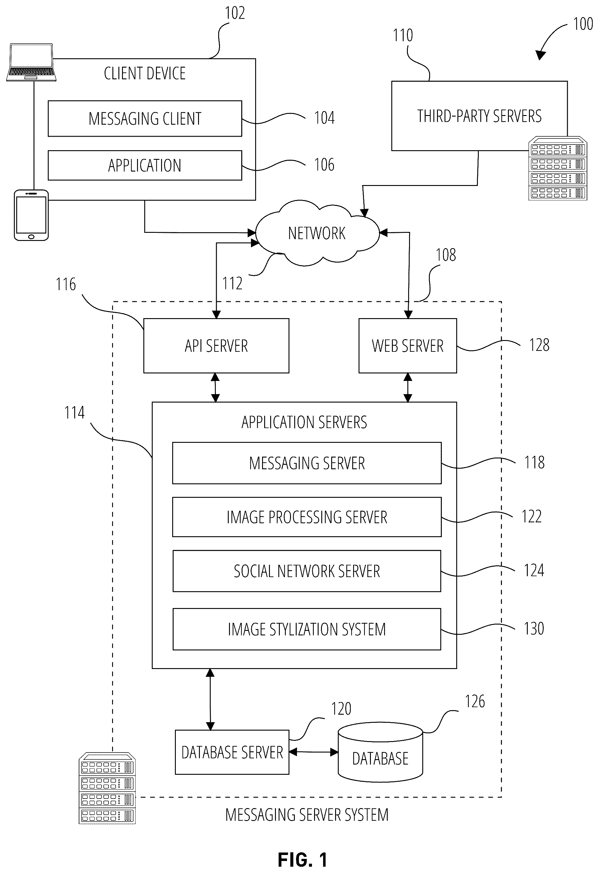 Patent US12361614 Figure 1 – Protecting image features in stylized representations of a source image