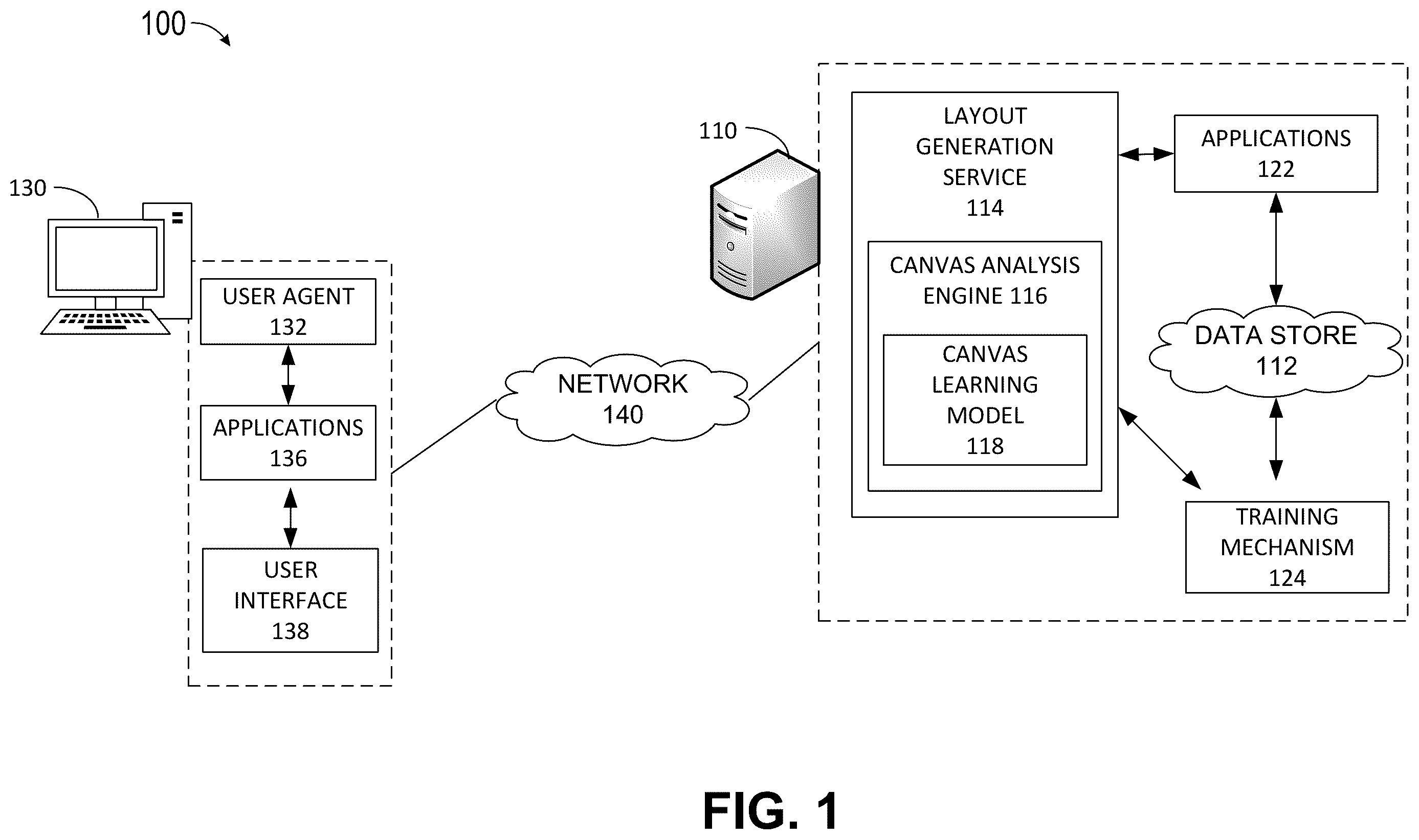 Patent US12361615 Figure 1 – Content layout systems and processes