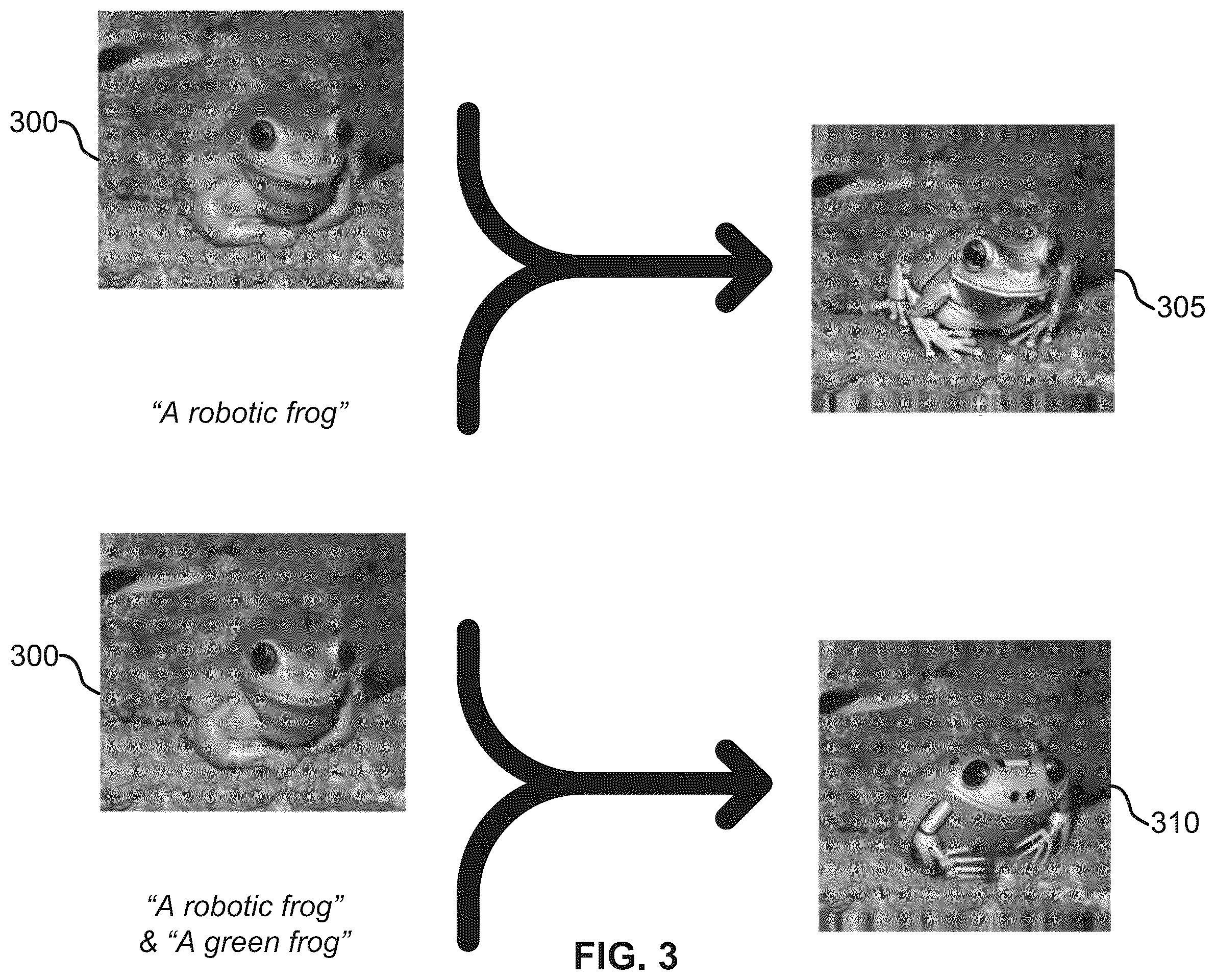 Patent US12361616 Figure 3 – Image generation using a diffusion model