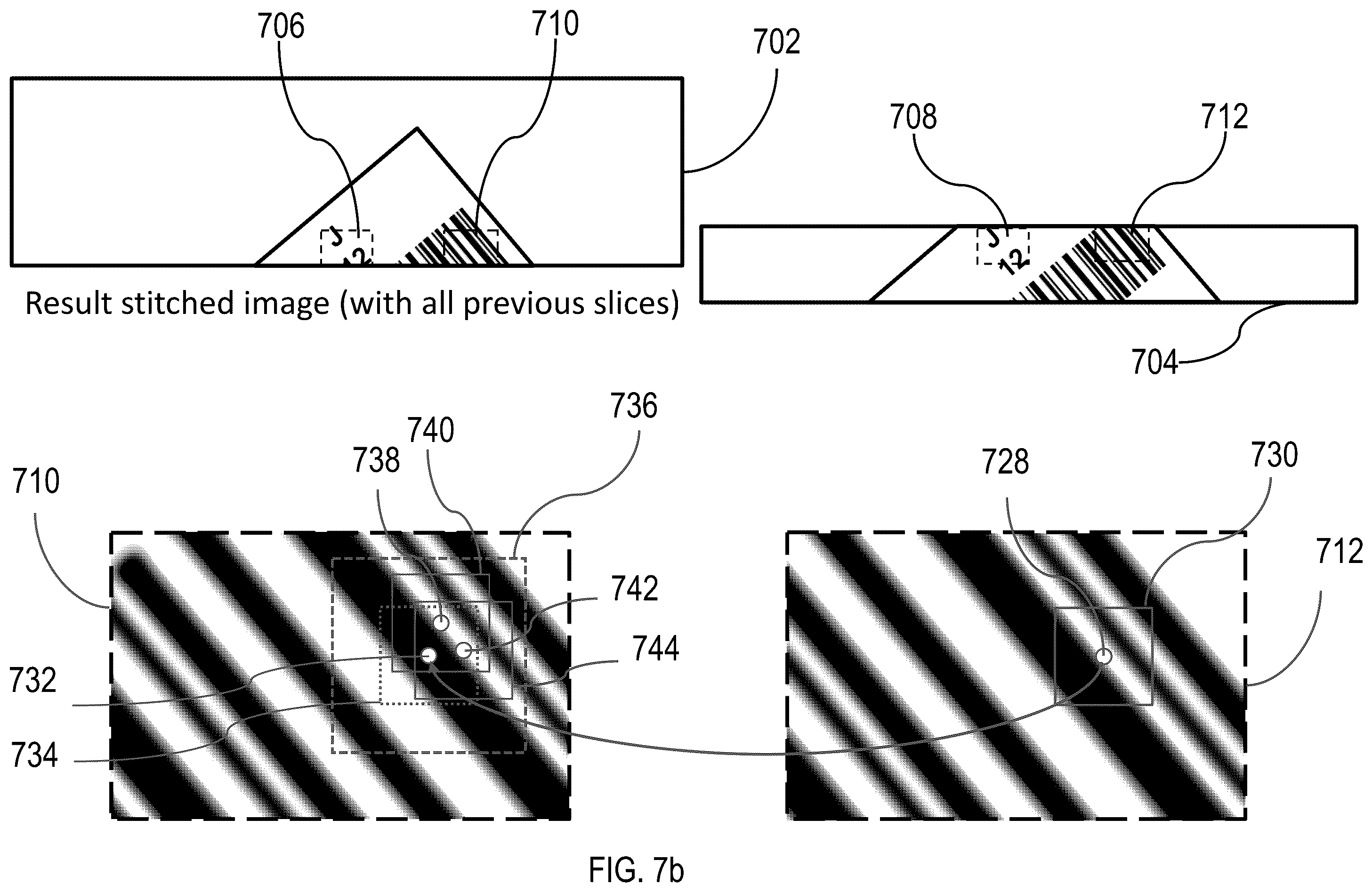 Patent US12361617 Figure 8 – Systems and methods for stitching sequential images of an object