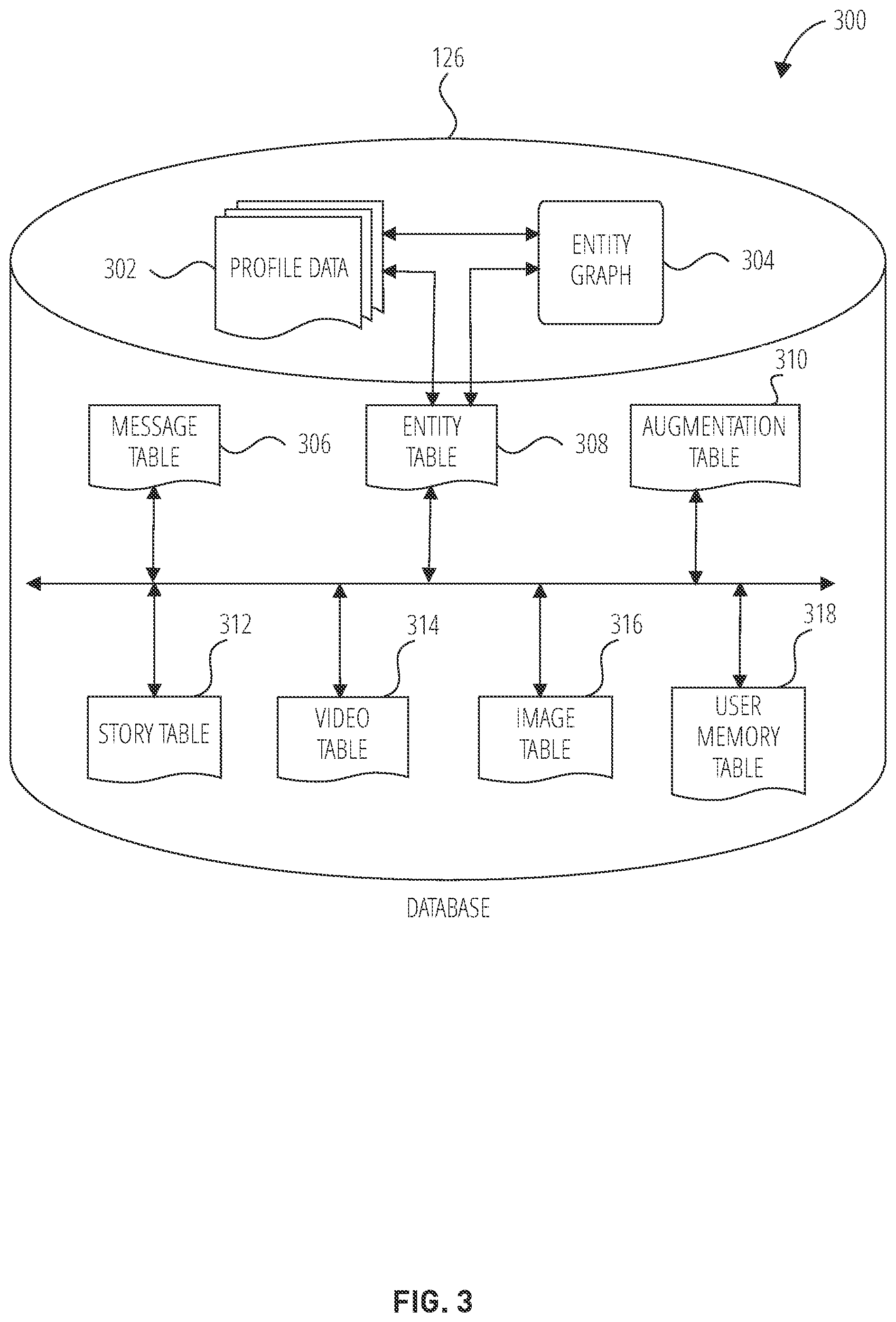 Patent US12361618 Figure 3 – Adding time-based captions to captured video within a messaging system