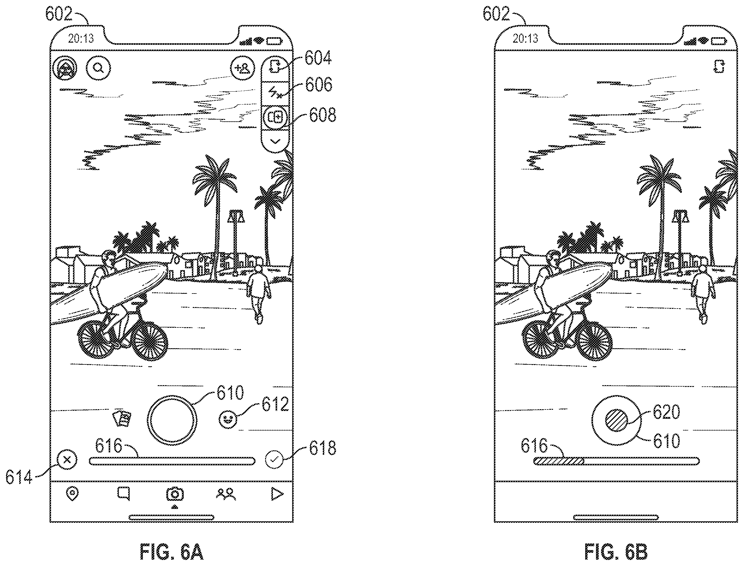 Patent US12361618 Figure 6 – Adding time-based captions to captured video within a messaging system
