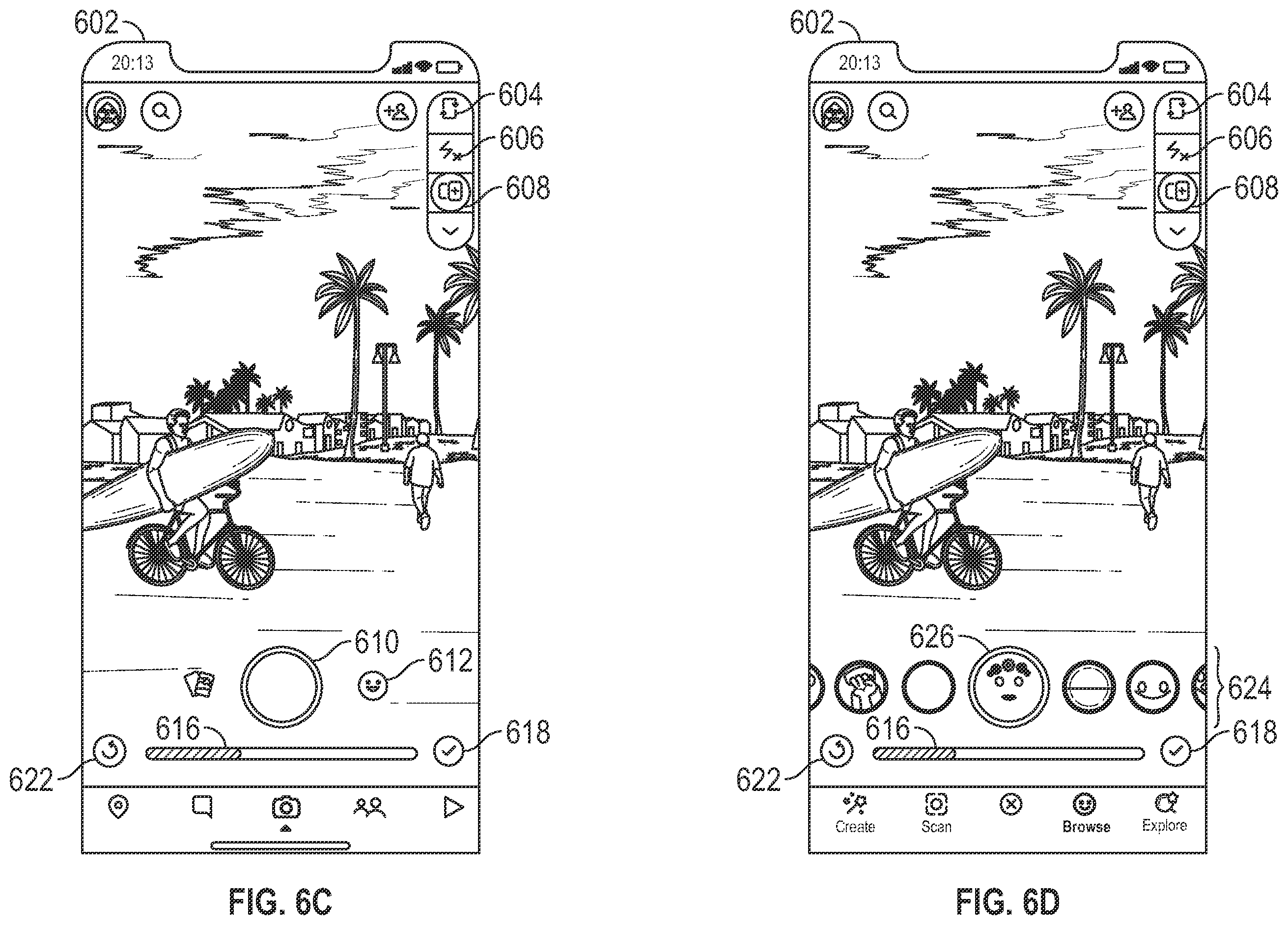 Patent US12361618 Figure 7 – Adding time-based captions to captured video within a messaging system