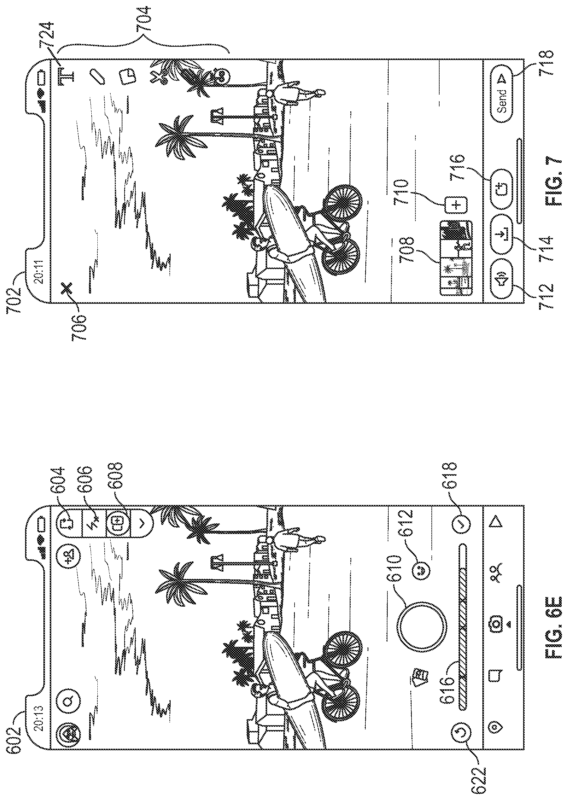 Patent US12361618 Figure 8 – Adding time-based captions to captured video within a messaging system