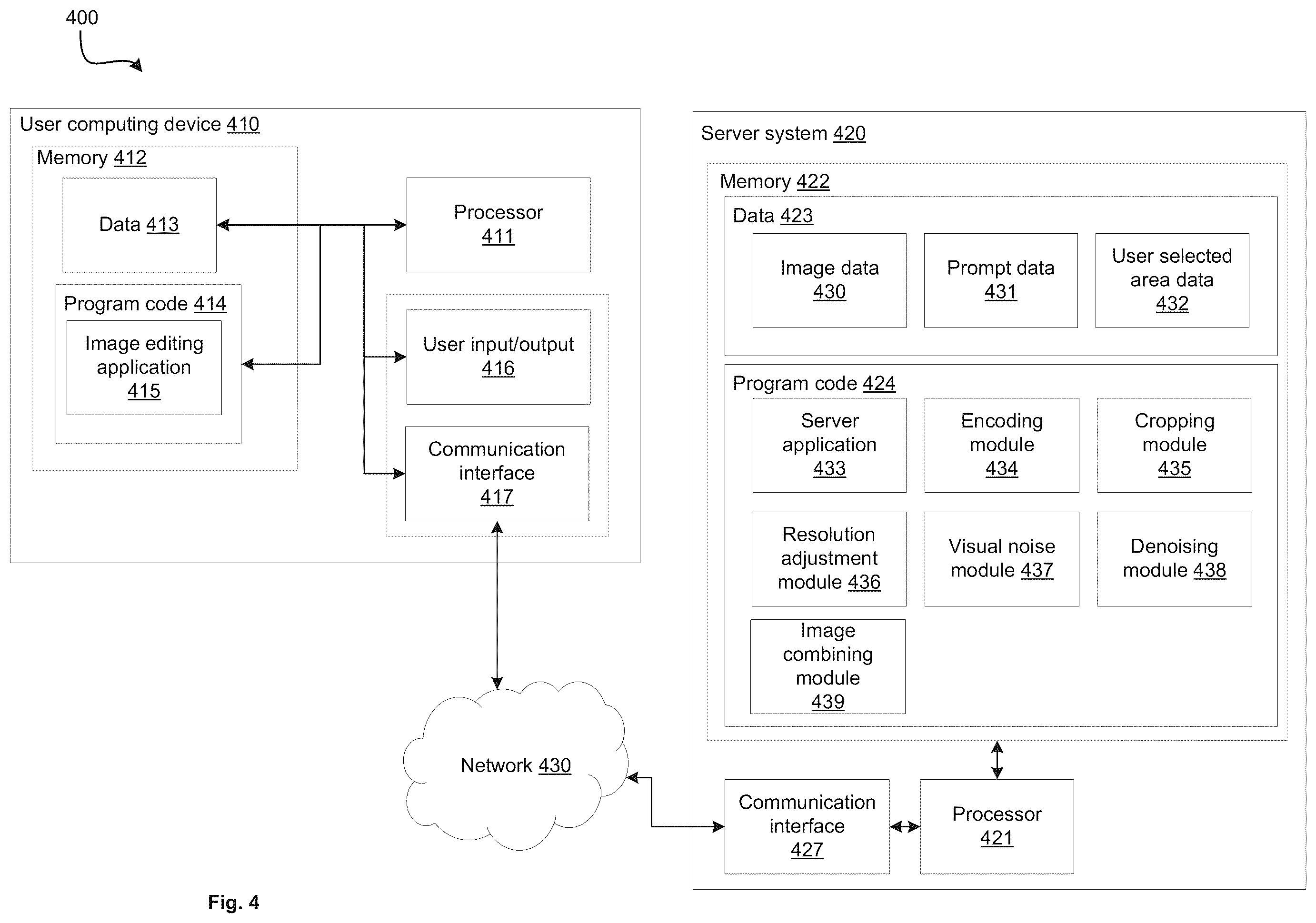 Patent US12361619 Figure 4 – Methods and systems for prompt-based image editing