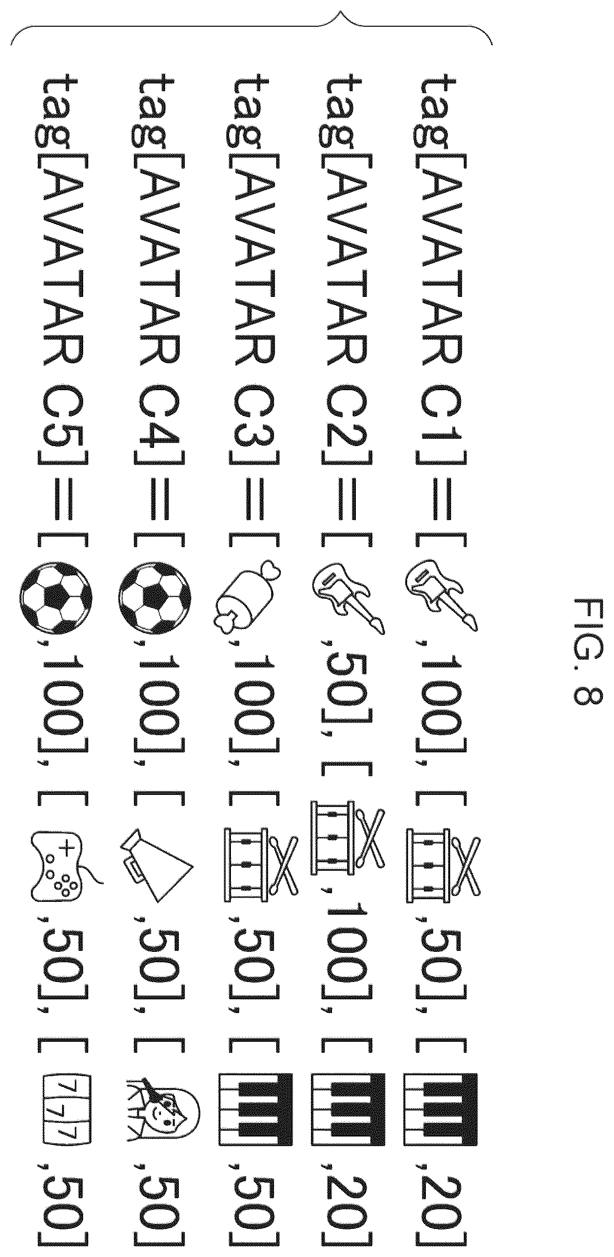 Patent US12361624 Figure 7 – Information processing system, method for processing information, and non-transitory computer-readable storage medium for controlling a first and or second avatar to automatically perform a certain motion
