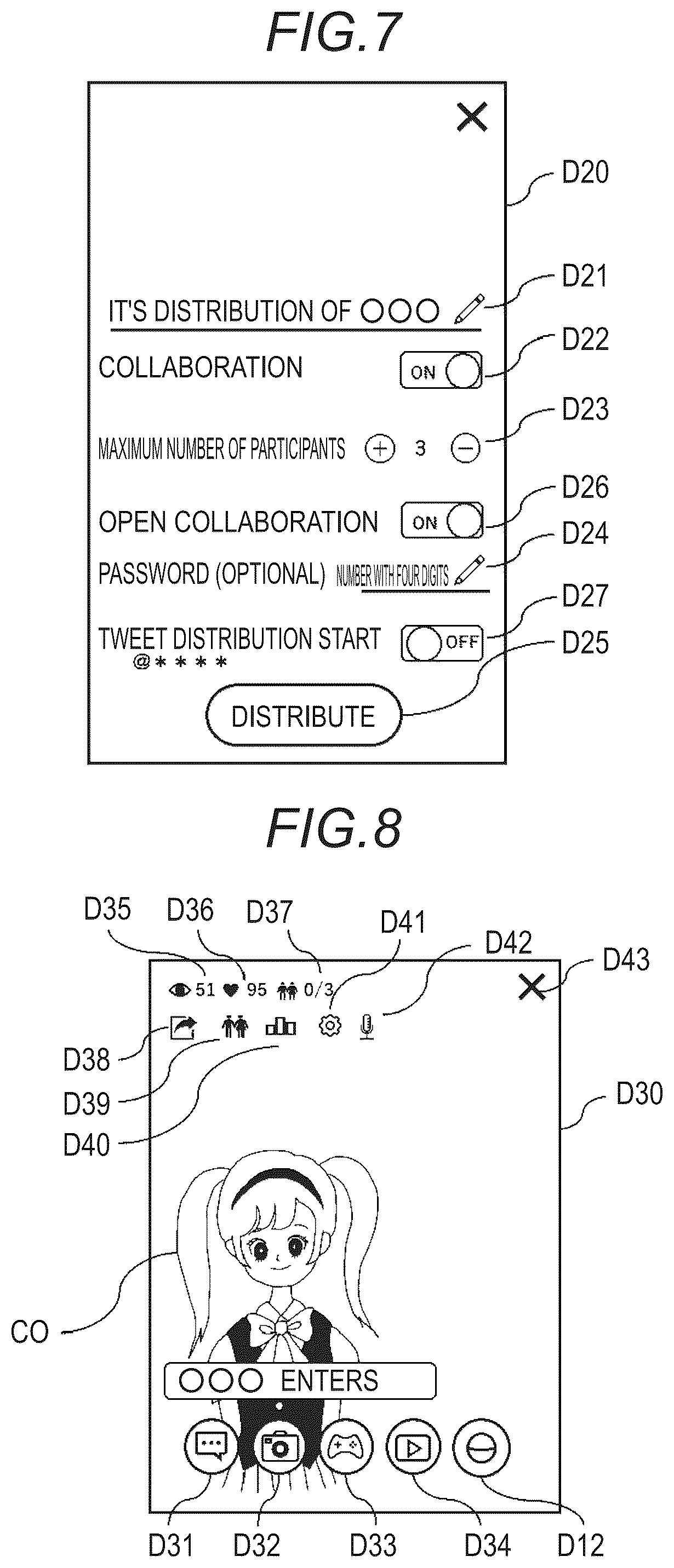 Patent US12361625 Figure 4 – System, information processing method, and computer program for displaying a specific gift object and comment