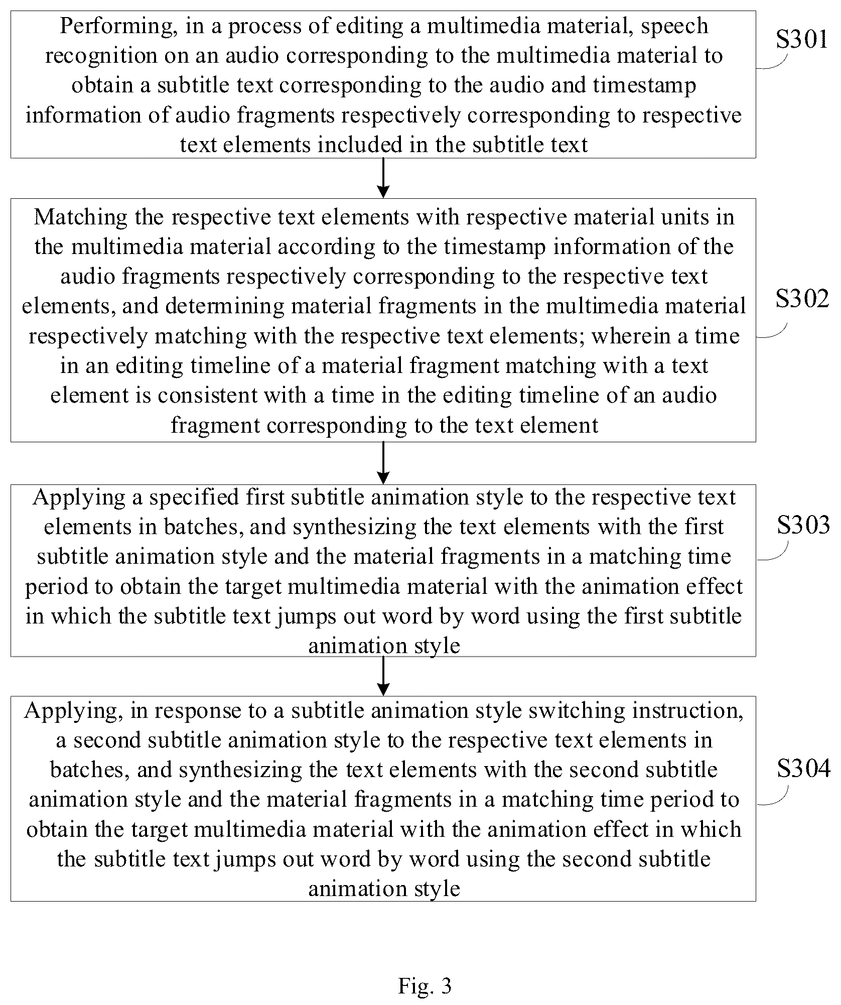 Patent US12361626 Figure 3 – Subtitle processing method and apparatus