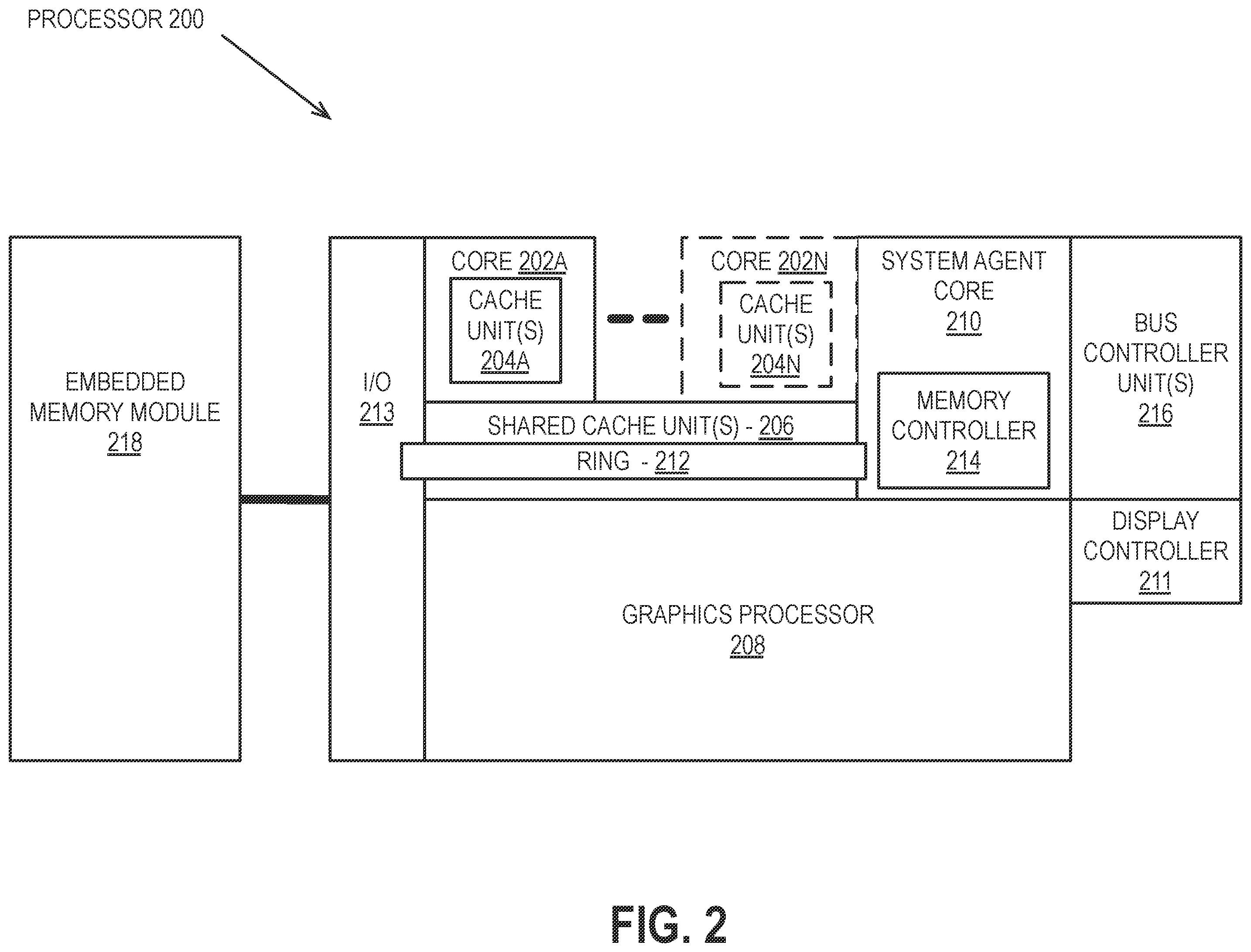 Patent US12361629 Figure 2 – Temporal data structures in a ray tracing architecture