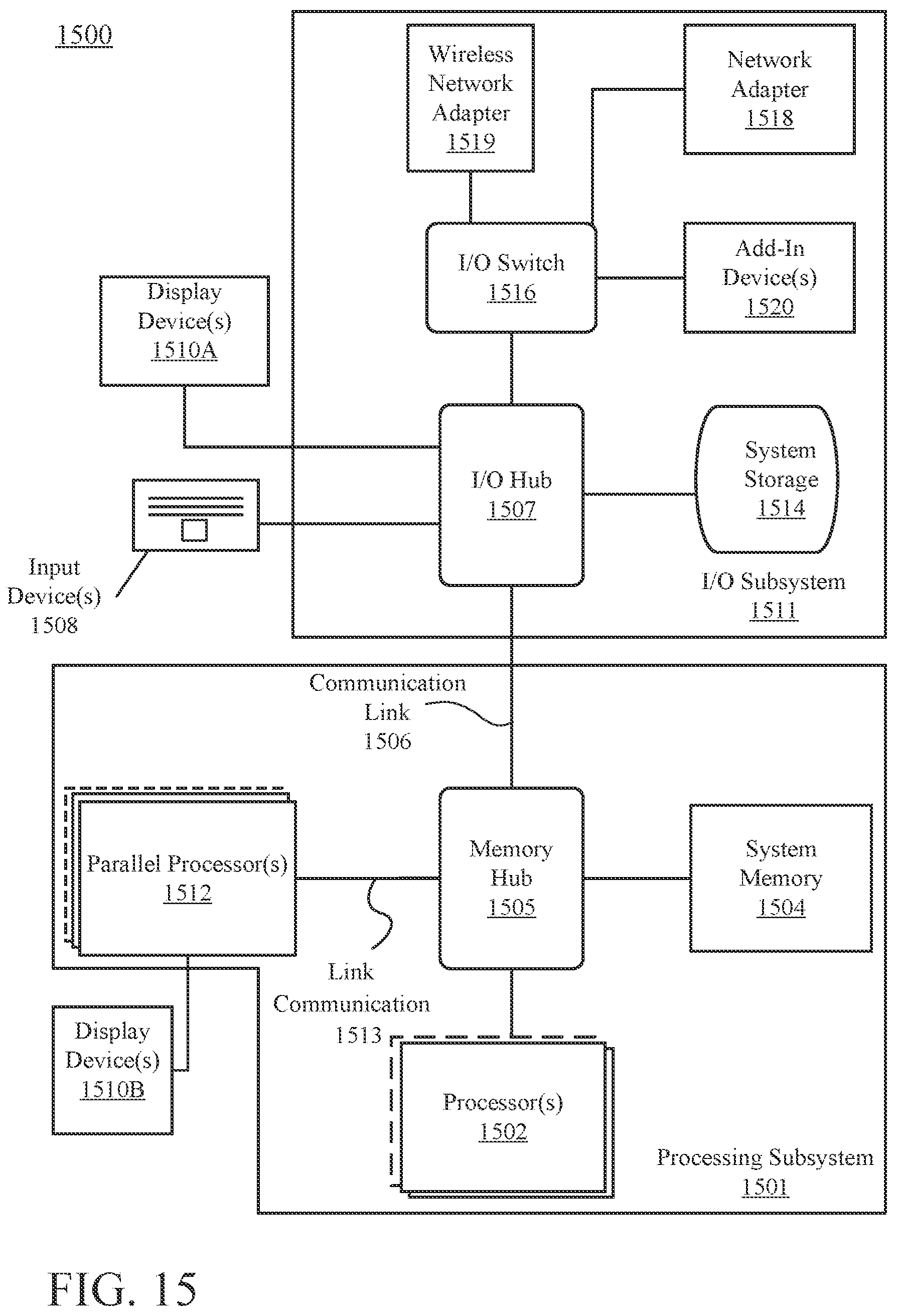 Patent US12361629 Figure 15 – Temporal data structures in a ray tracing architecture