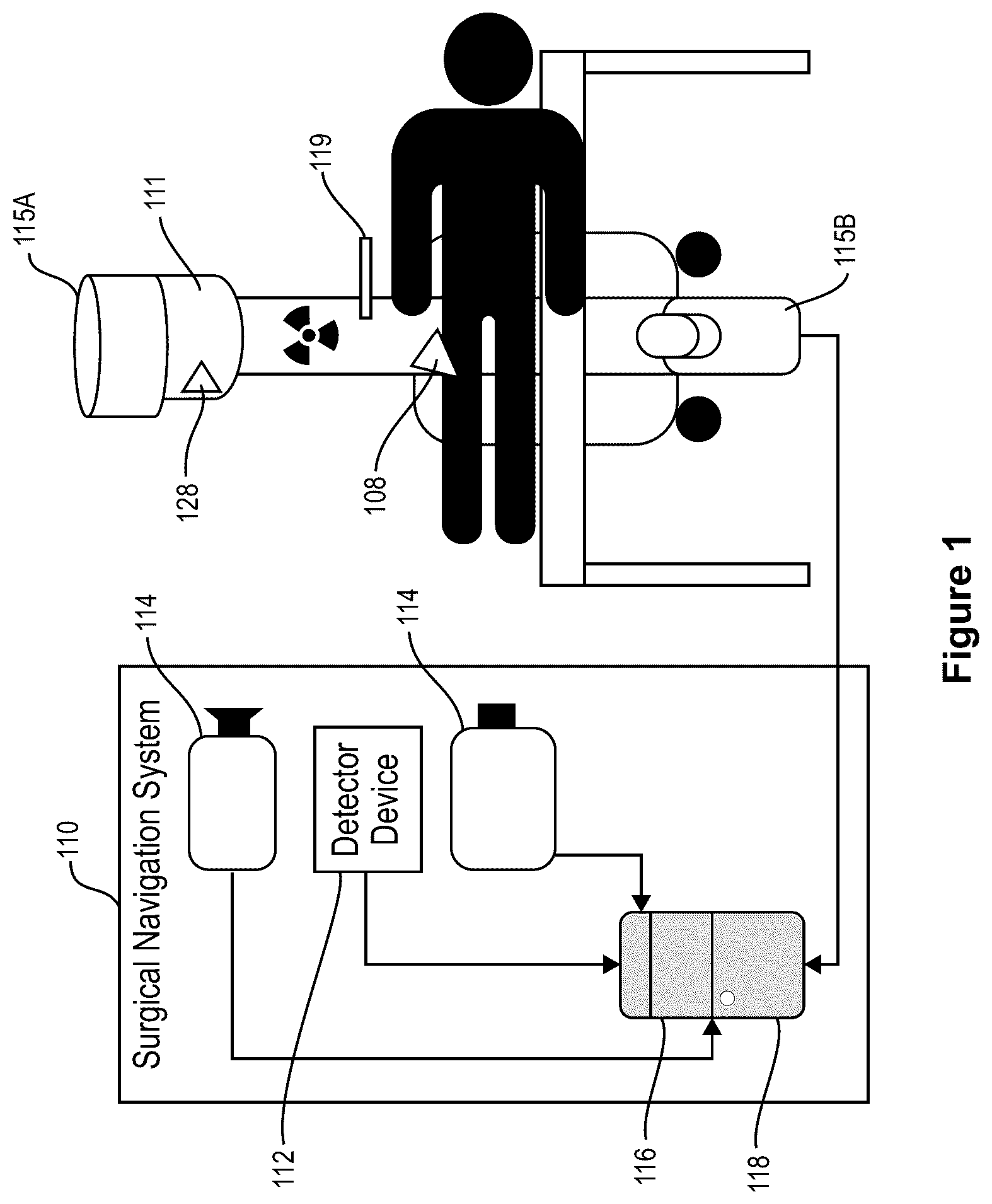 Patent US12361631 Figure 1 – System and method for generation of registration transform for surgical navigation