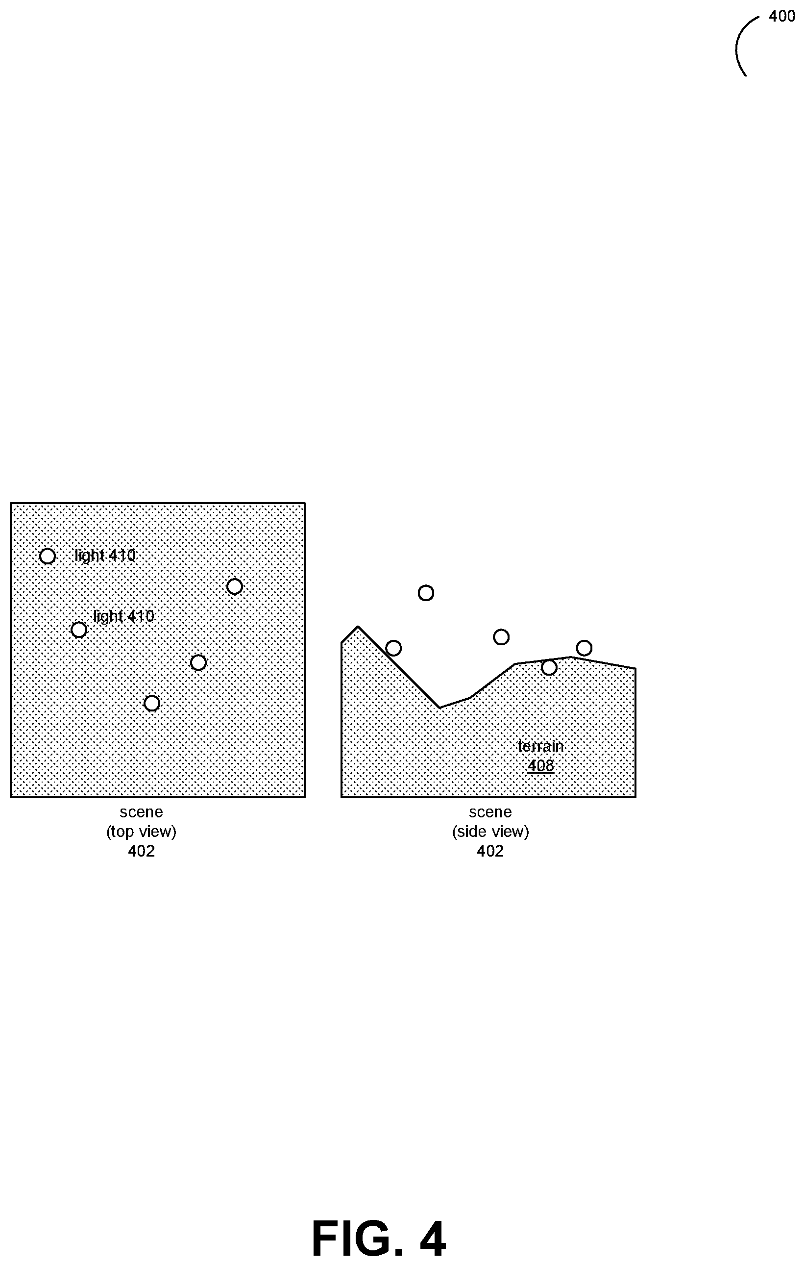 Patent US12361633 Figure 4 – Using importance resampling to reduce the memory incoherence of light sampling