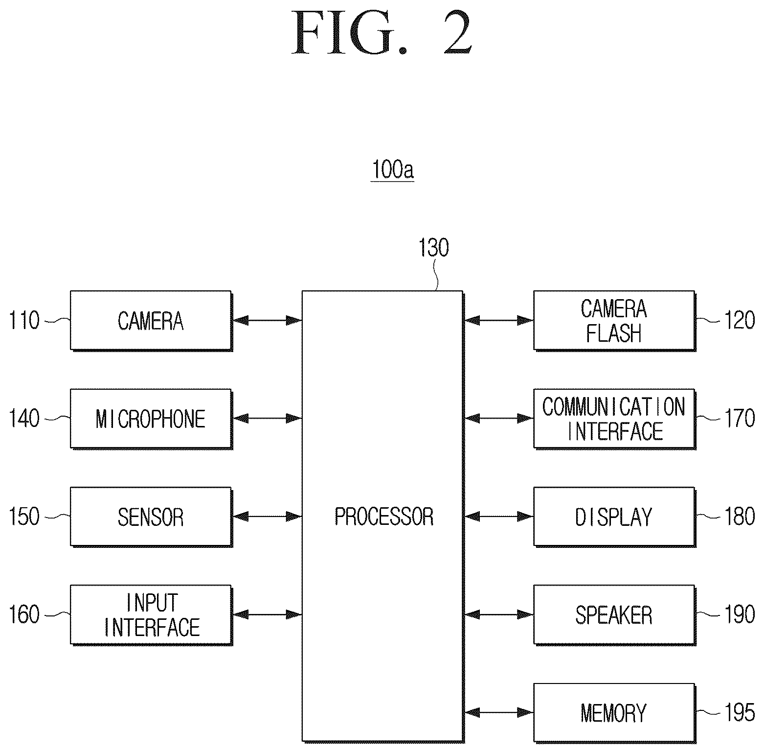 Patent US12361639 Figure 2 – Electronic device and control method thereof