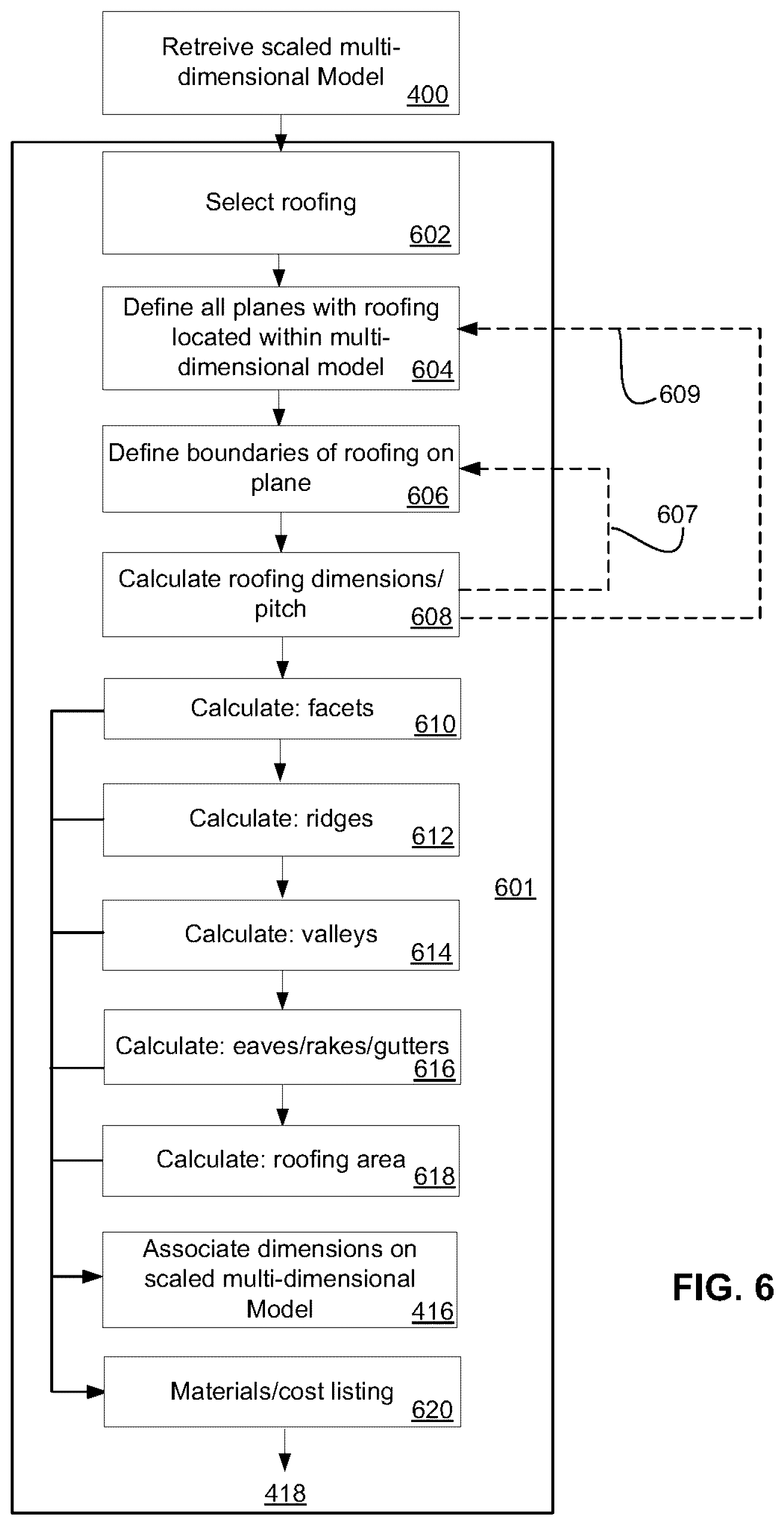Patent US12361641 Figure 6 – 3D building analyzer