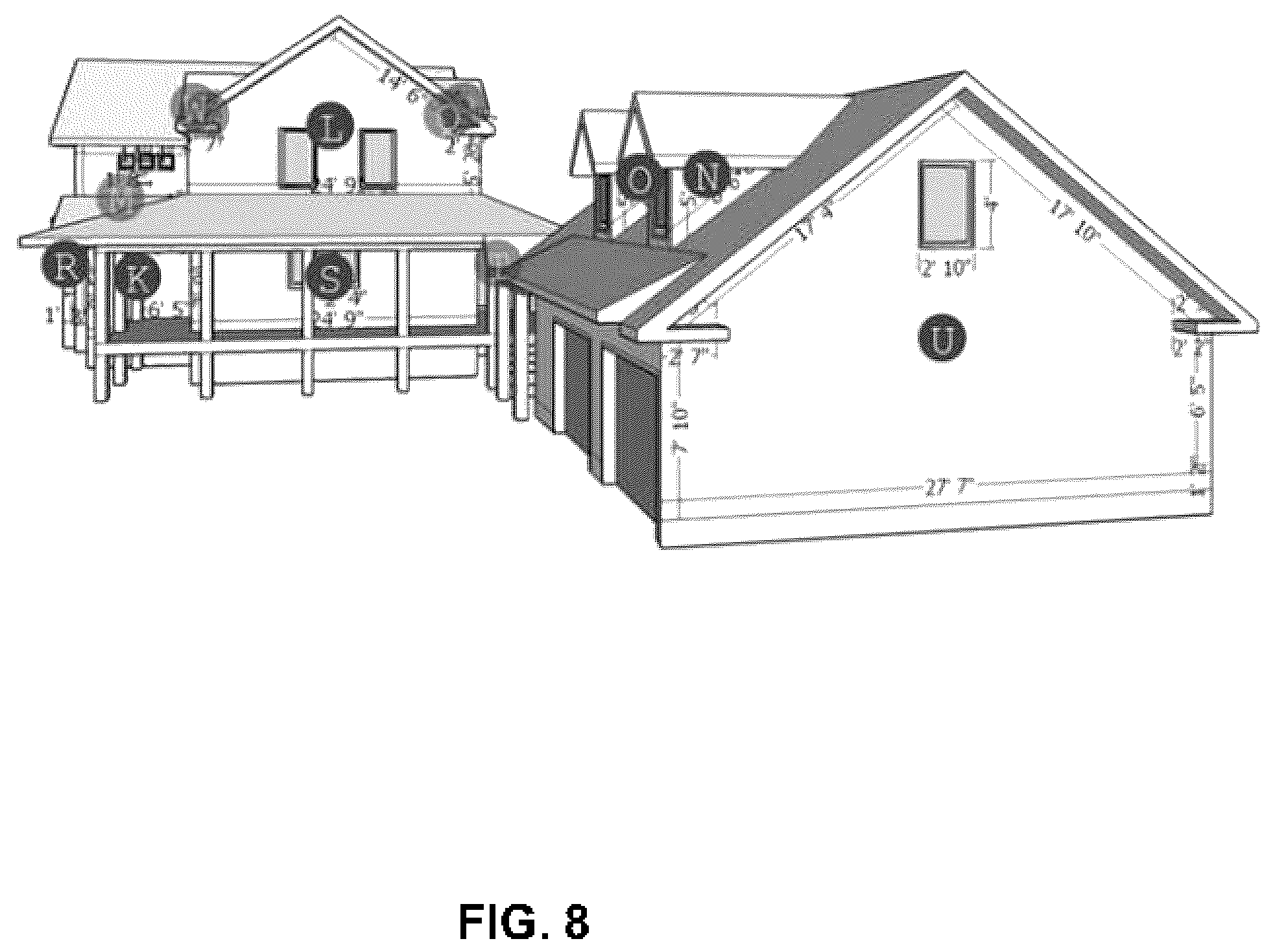 Patent US12361641 Figure 8 – 3D building analyzer