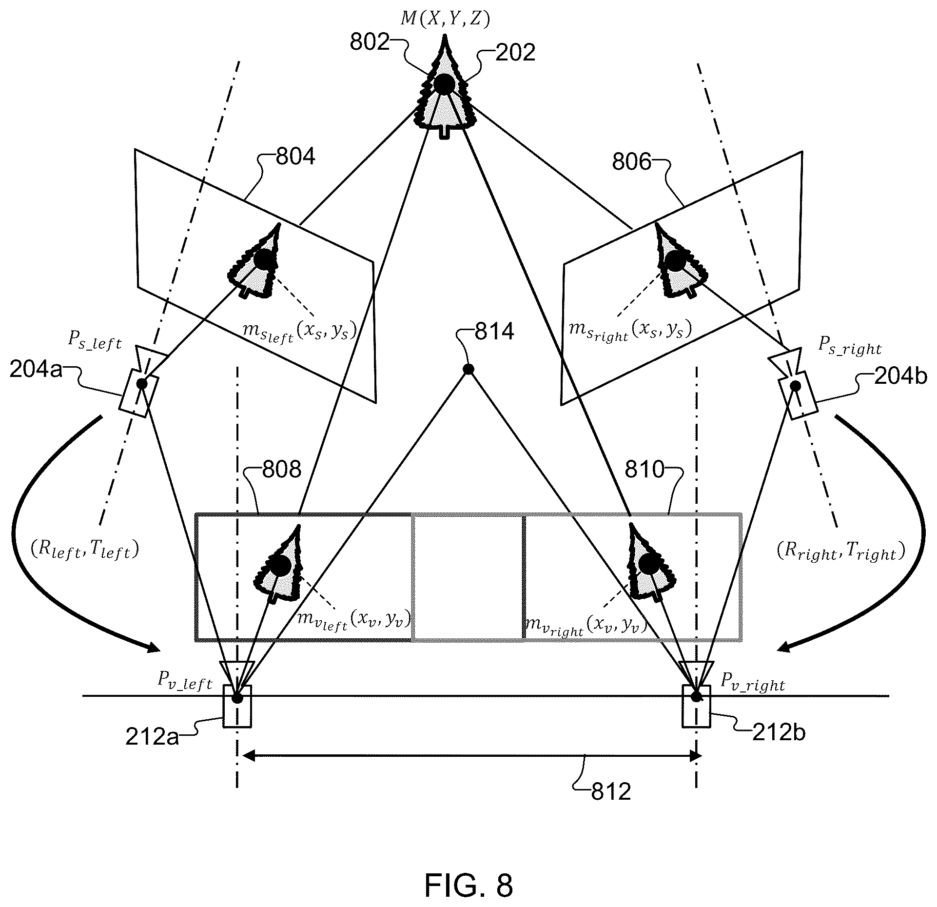 Patent US12361645 Figure 7 – Mesh transformation with efficient depth reconstruction and filtering in passthrough augmented reality (AR) systems