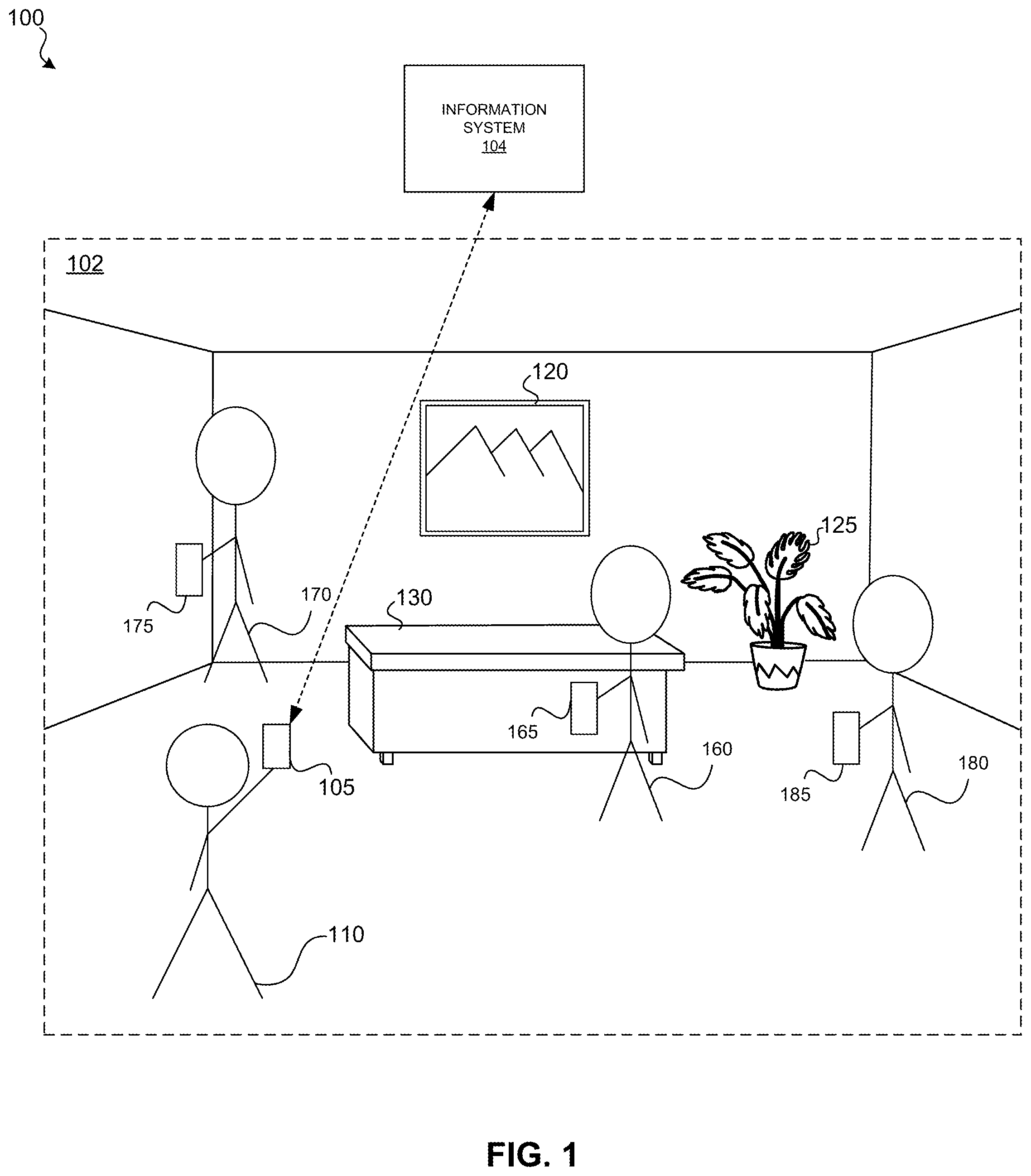 Patent US12361646 Figure 1 – Privately sharing user preferences