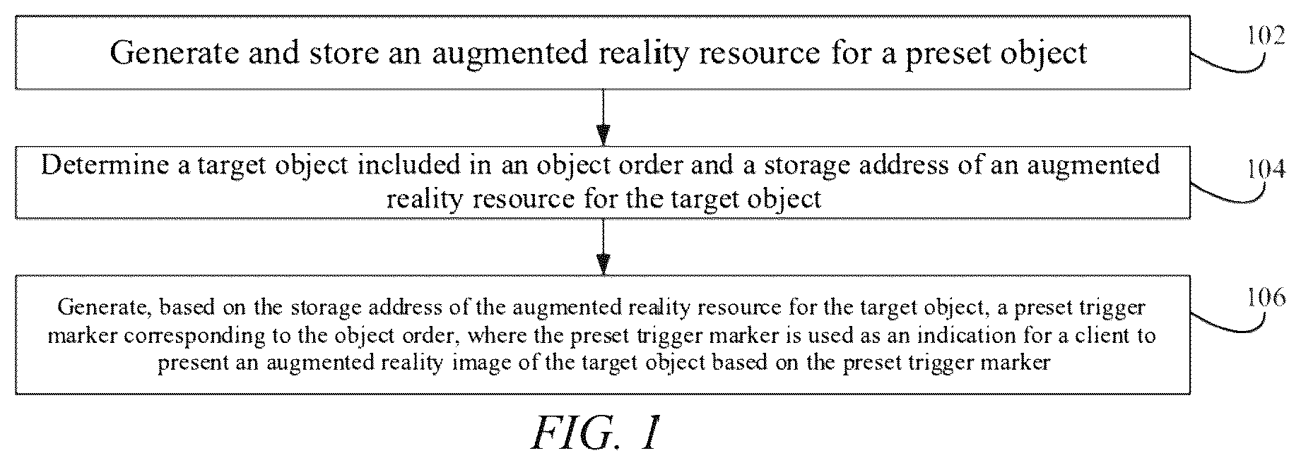 Patent US12361649 Figure 1 – Marker generation method and apparatus, and object presentation method and apparatus