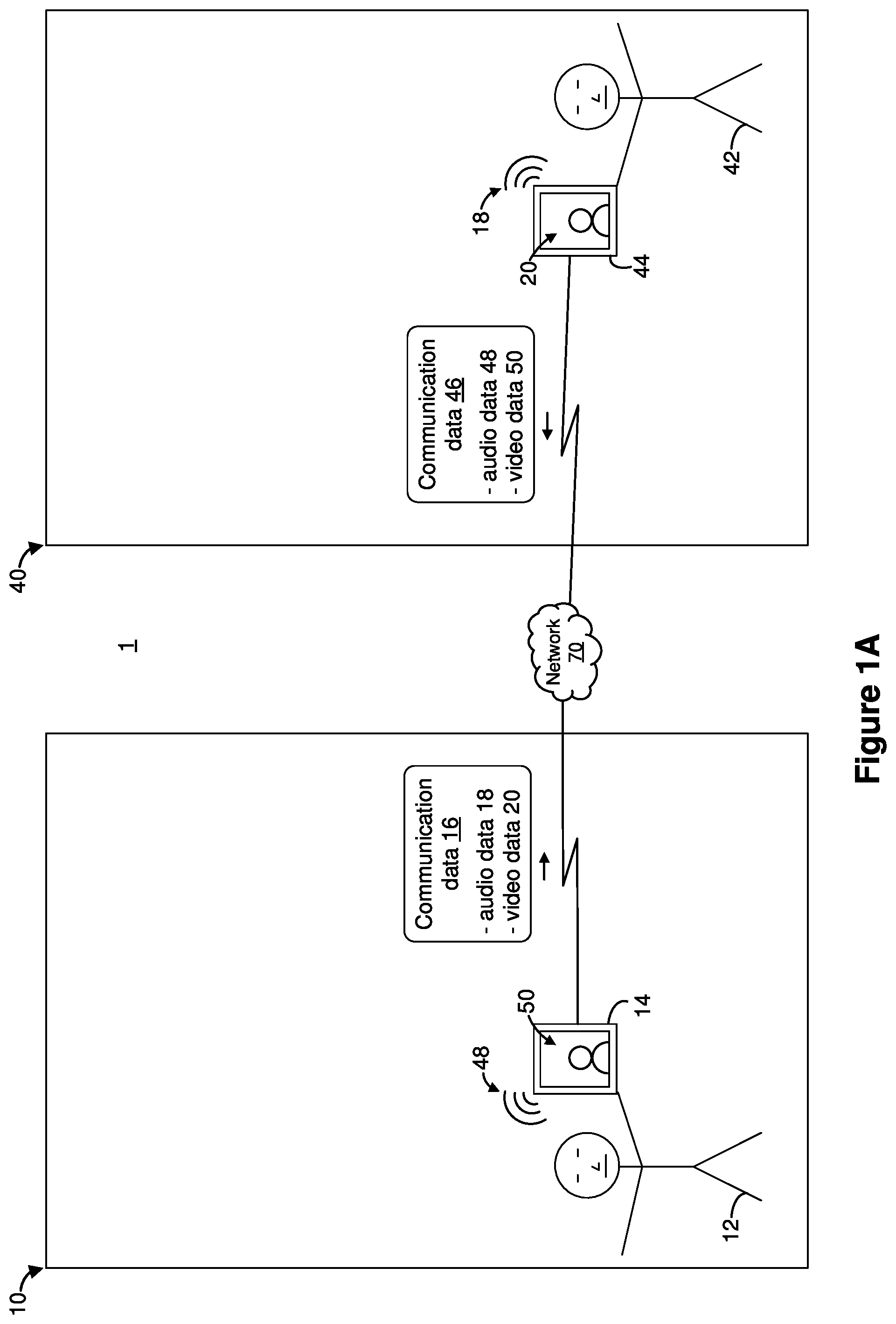 Patent US12361651 Figure 1 – Presenting communication data based on environment