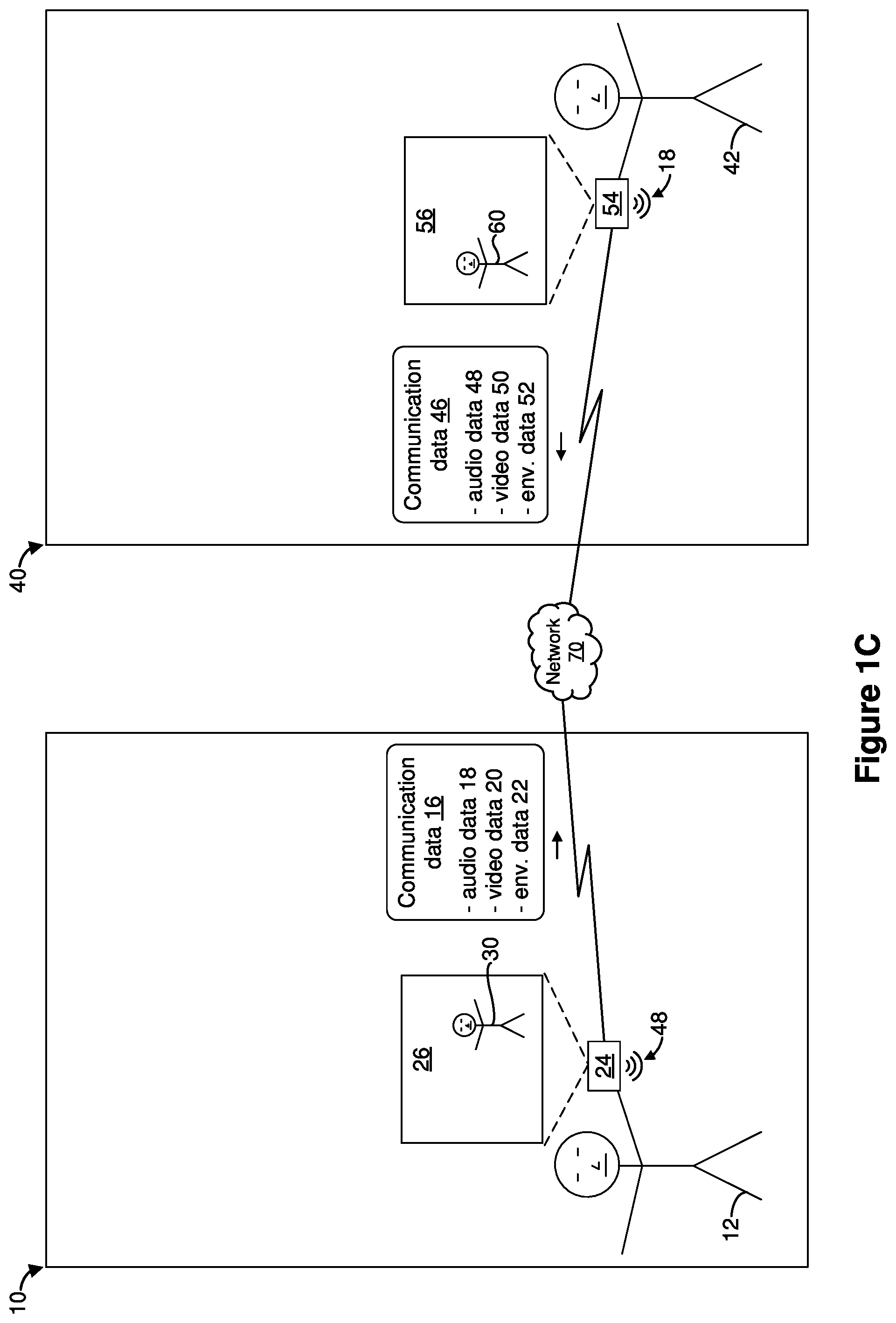 Patent US12361651 Figure 3 – Presenting communication data based on environment