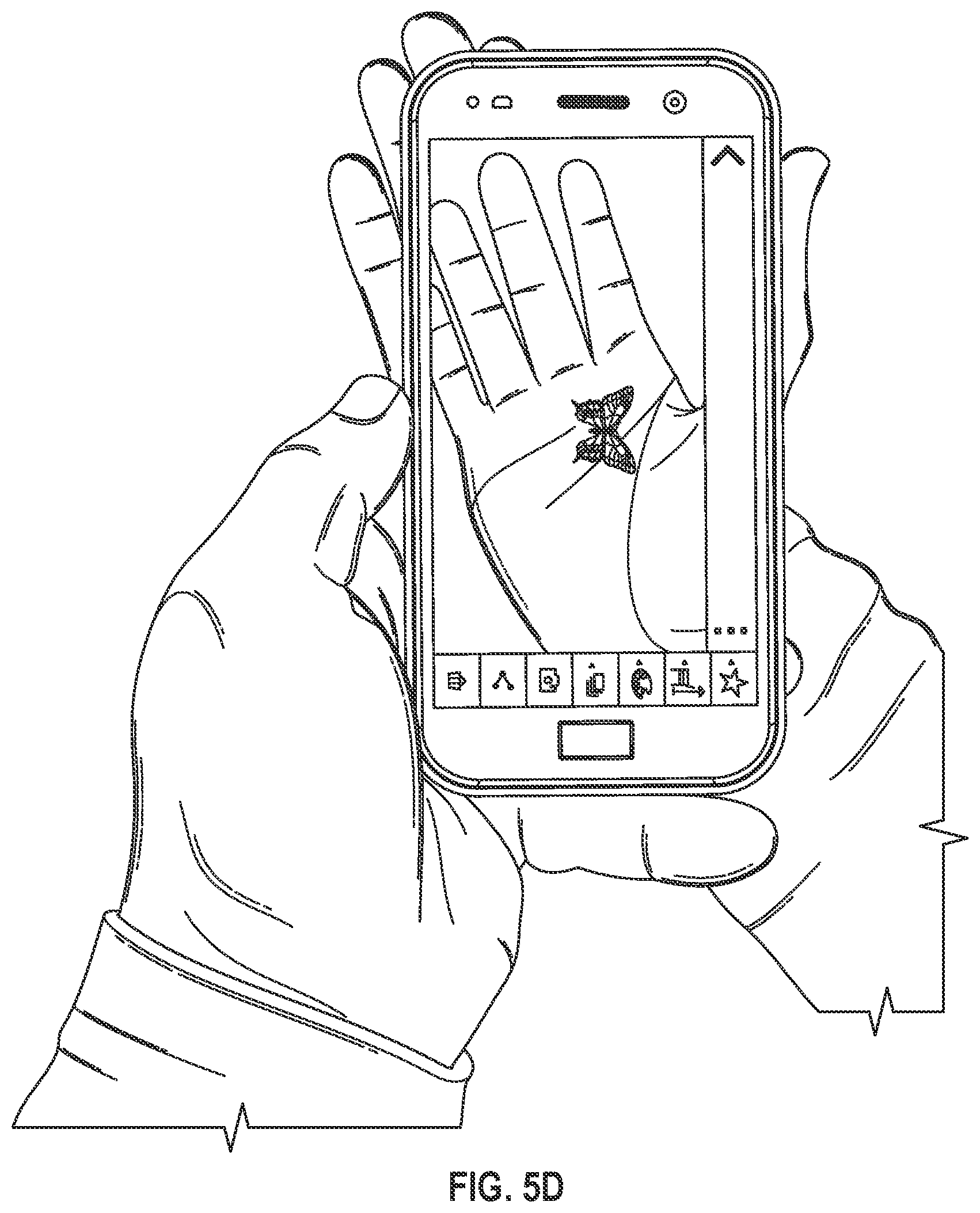 Patent US12361652 Figure 8 – Augmented reality object manipulation