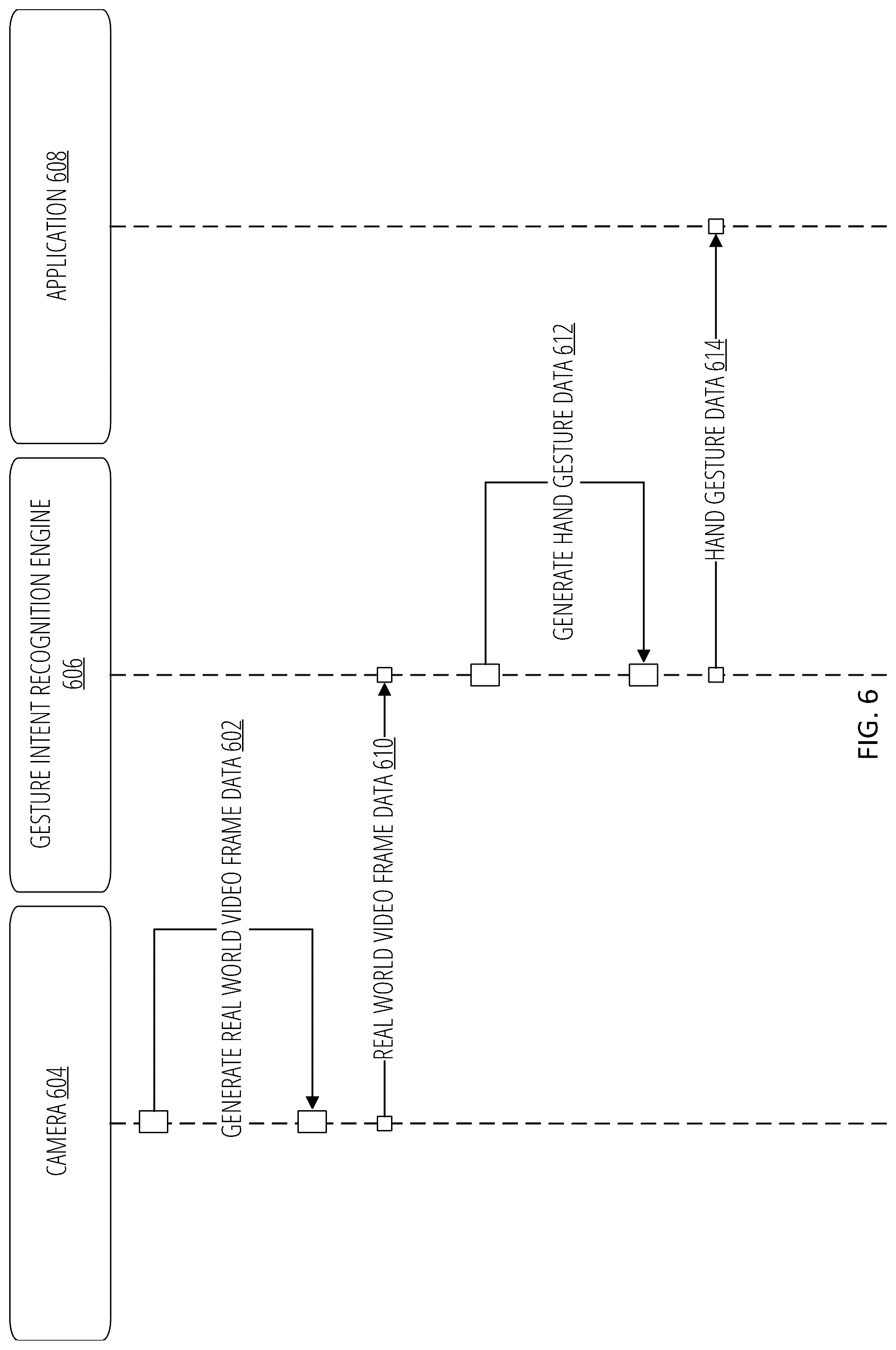 Patent US12361653 Figure 6 – Shooting interaction using augmented reality content in a messaging system