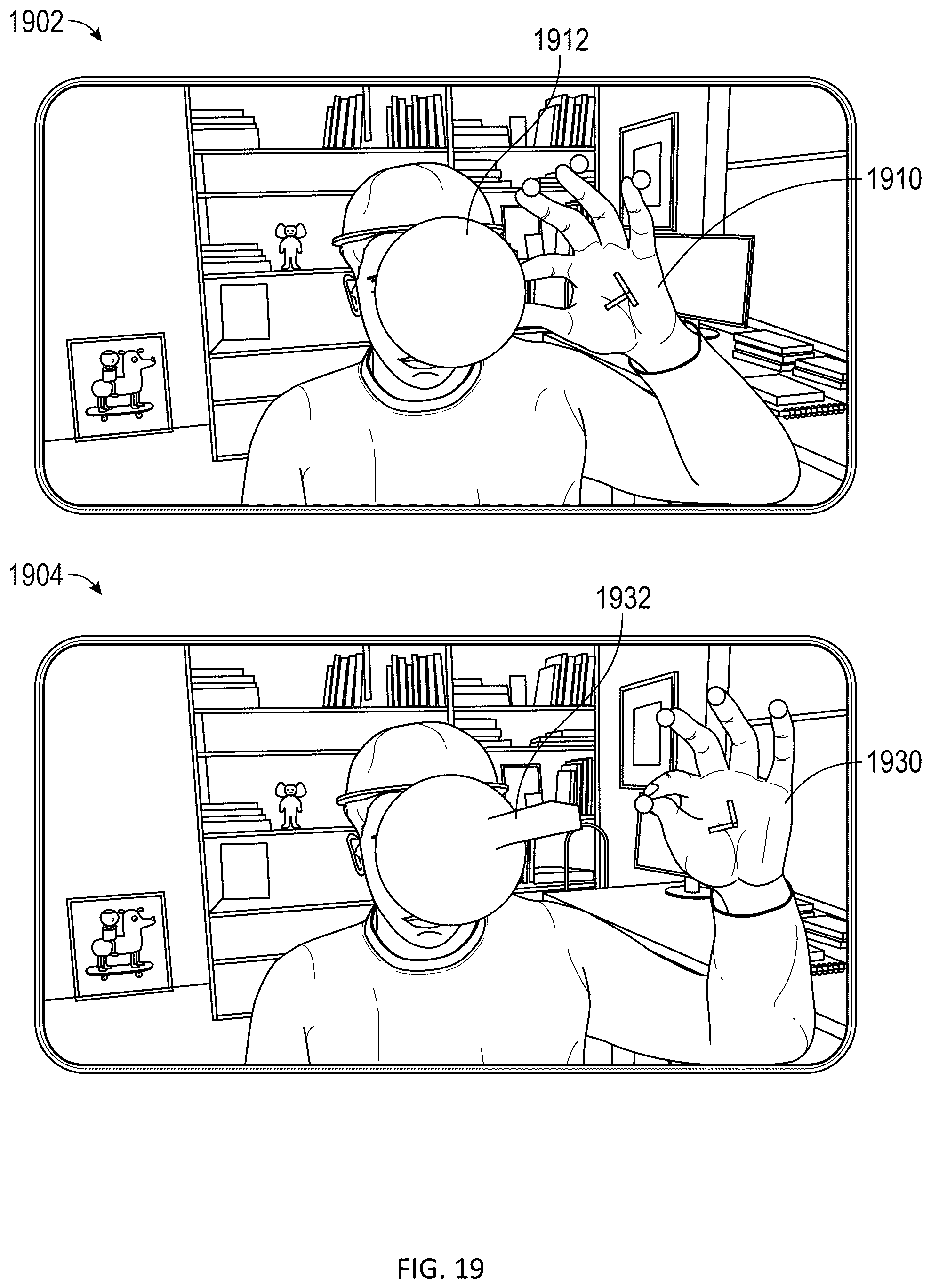 Patent US12361653 Figure 20 – Shooting interaction using augmented reality content in a messaging system