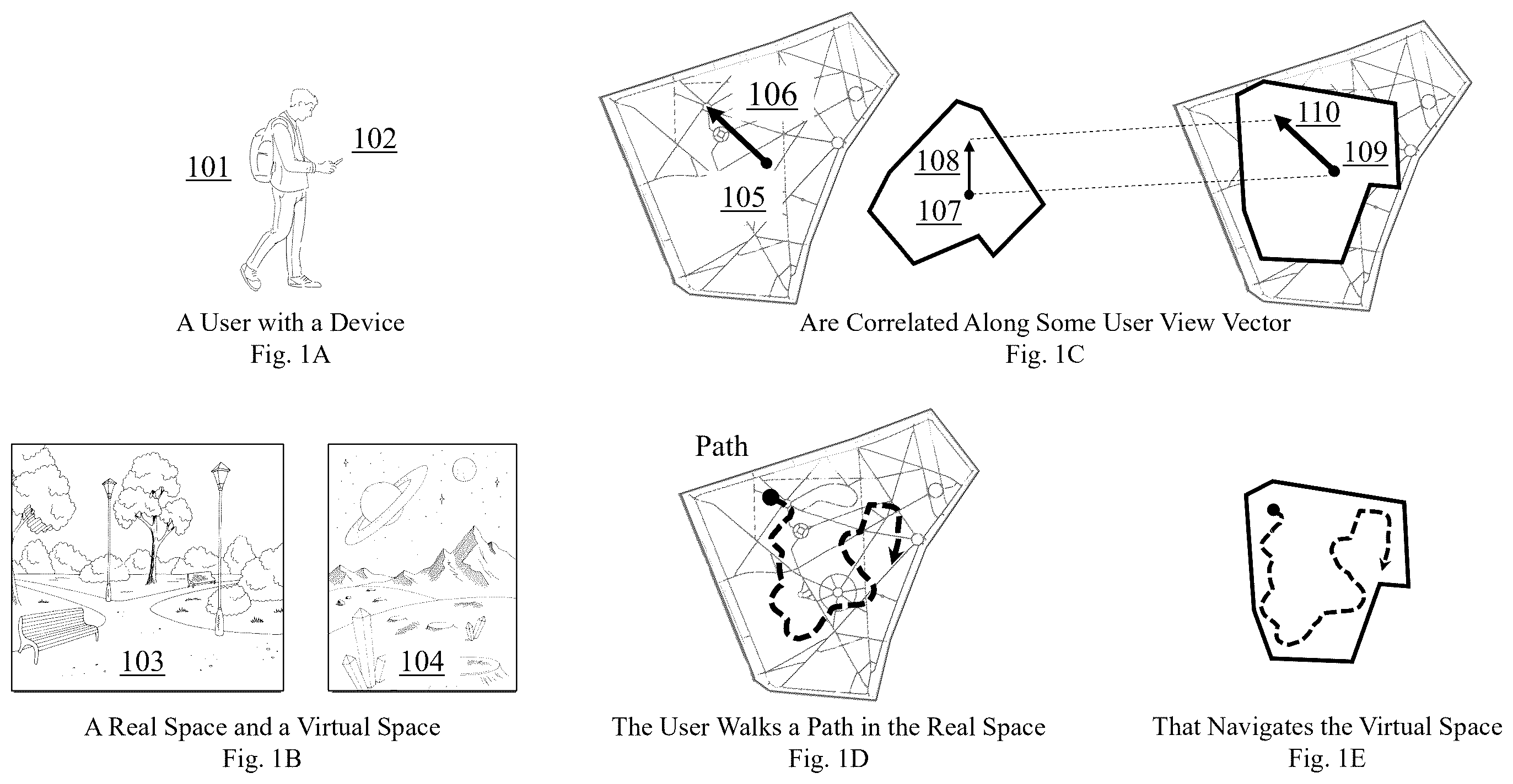 Patent US12361655 Figure 1 – Handling invalid user control motions in augmented reality
