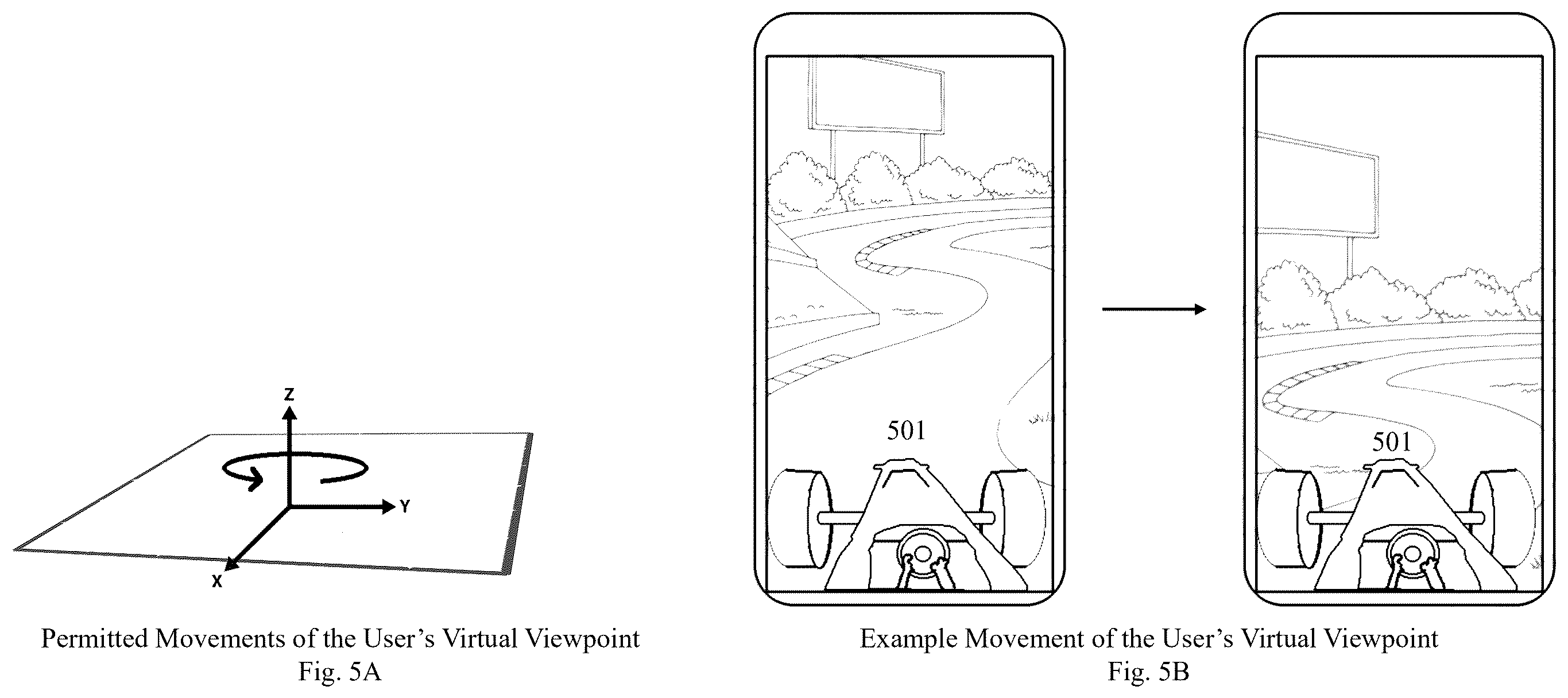 Patent US12361655 Figure 5 – Handling invalid user control motions in augmented reality