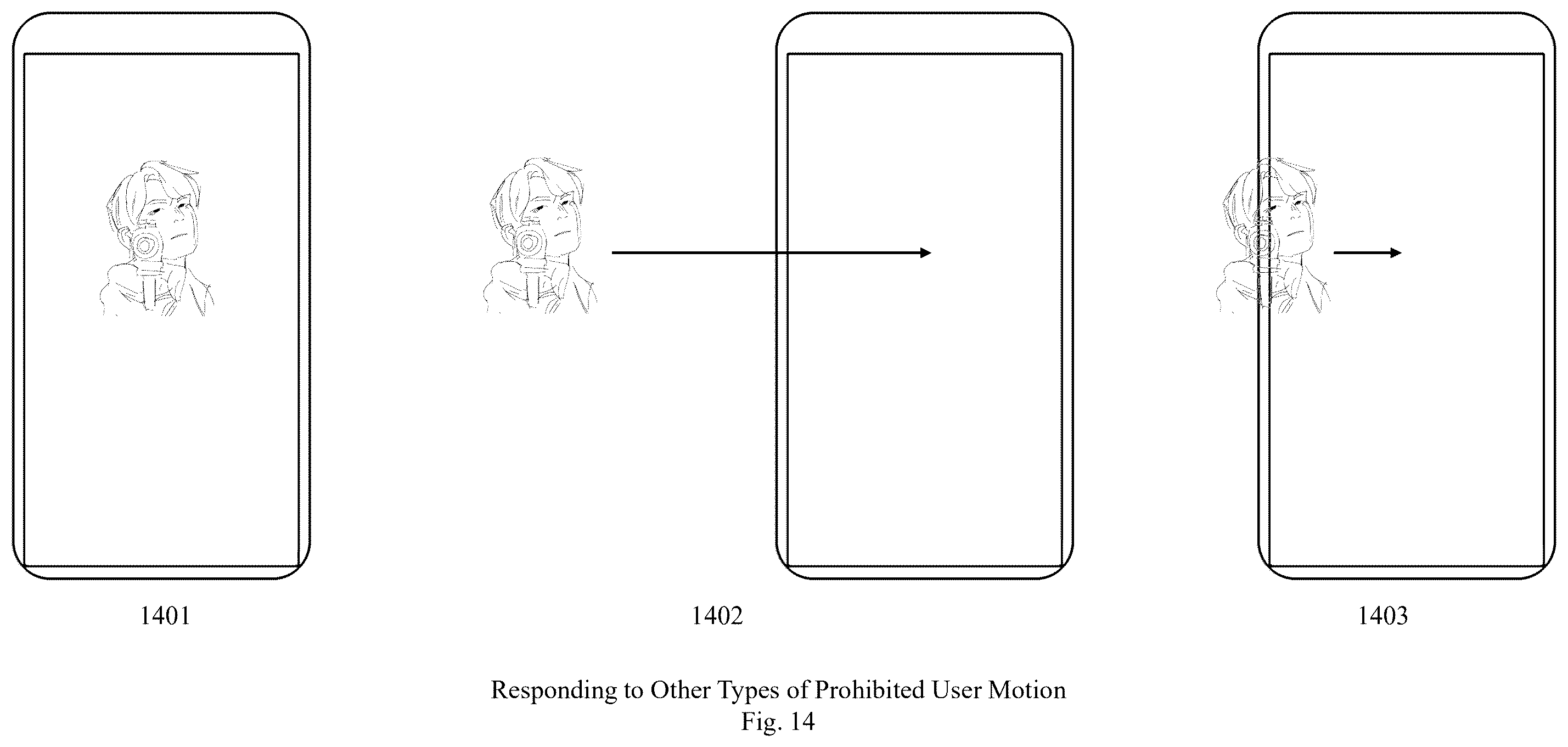 Patent US12361655 Figure 14 – Handling invalid user control motions in augmented reality