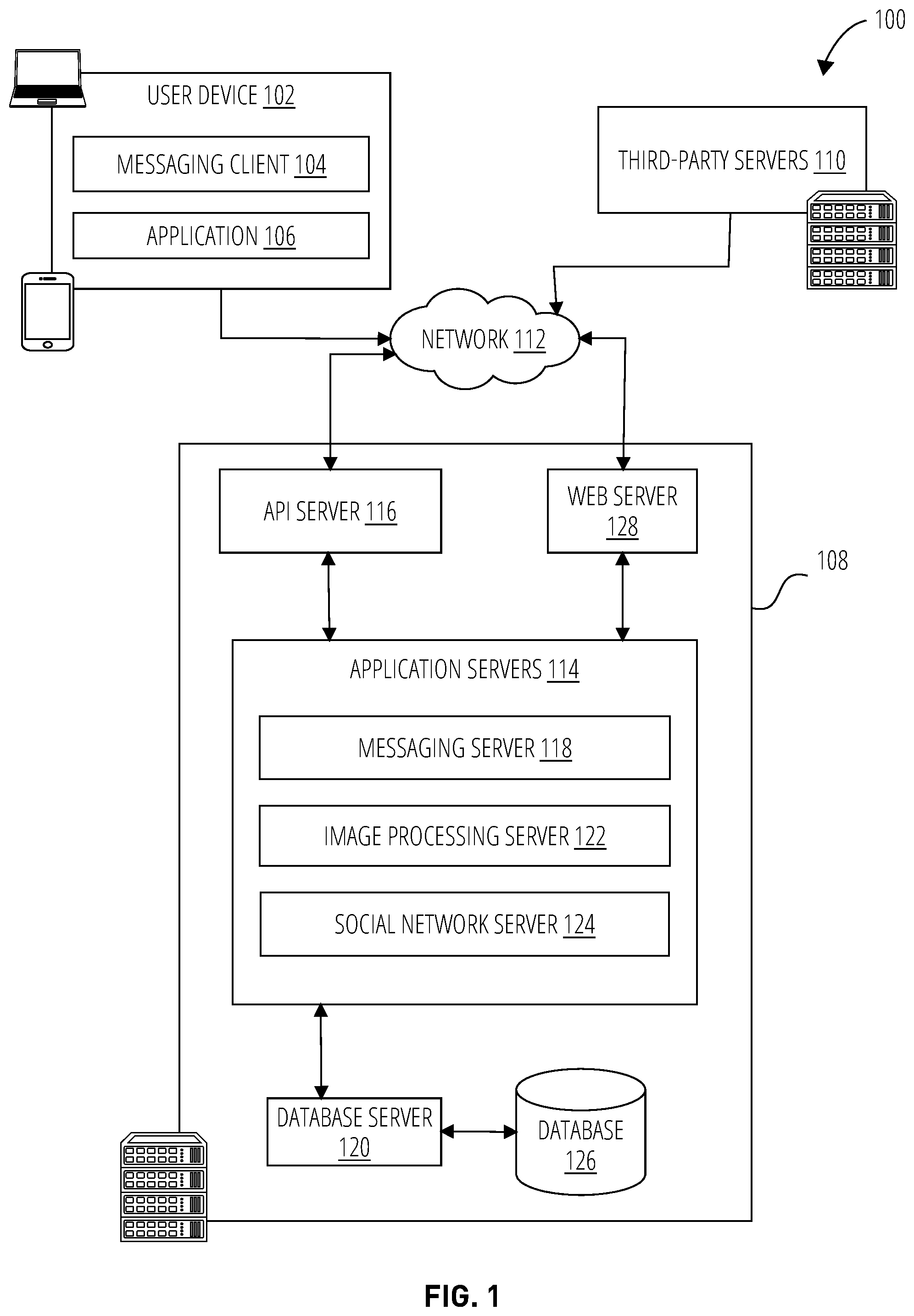 Patent US12361658 Figure 1 – Video processing with preview of AR effects