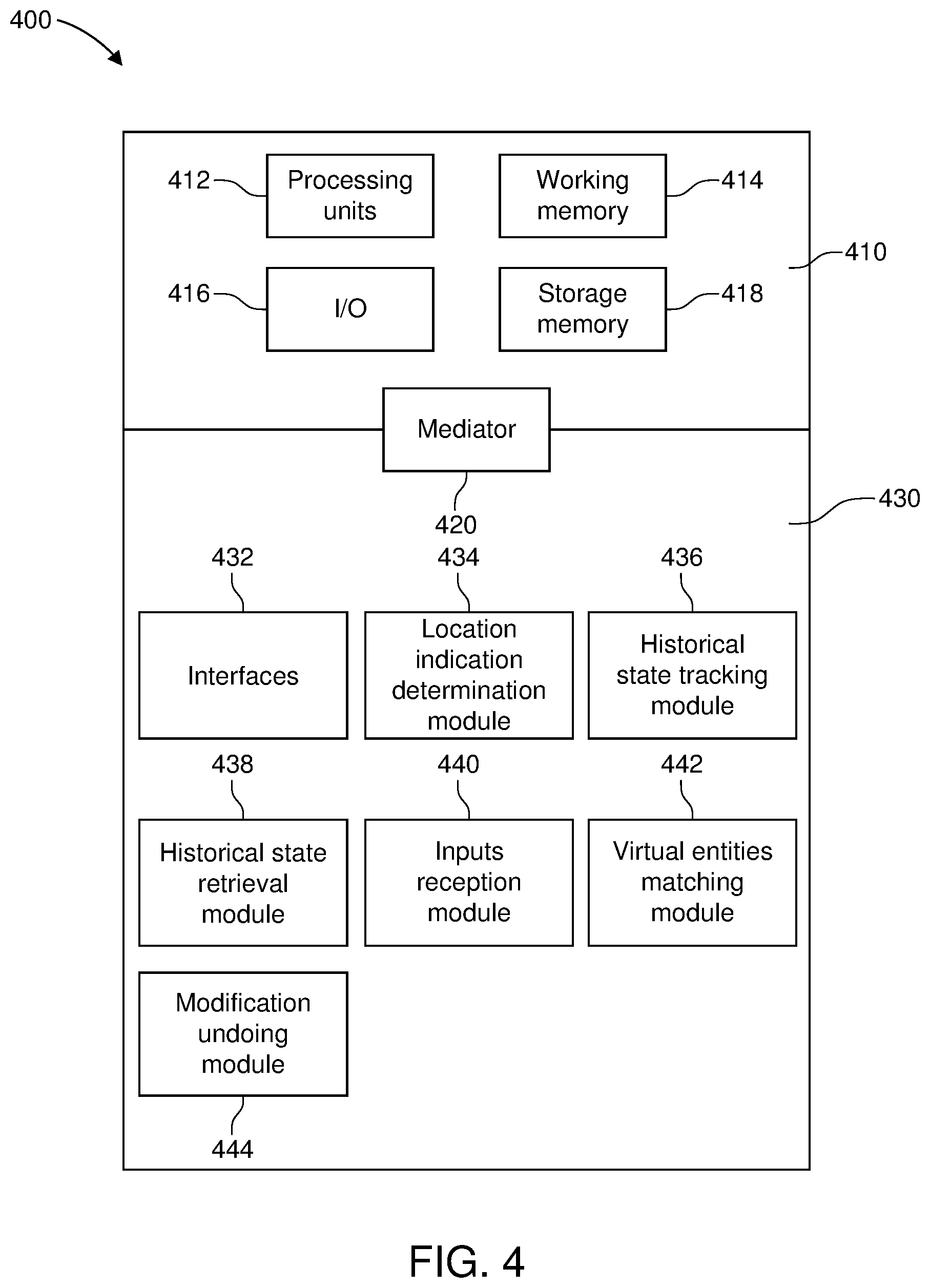 Patent US12361661 Figure 6 – Artificial reality (XR) location-based displays and interactions