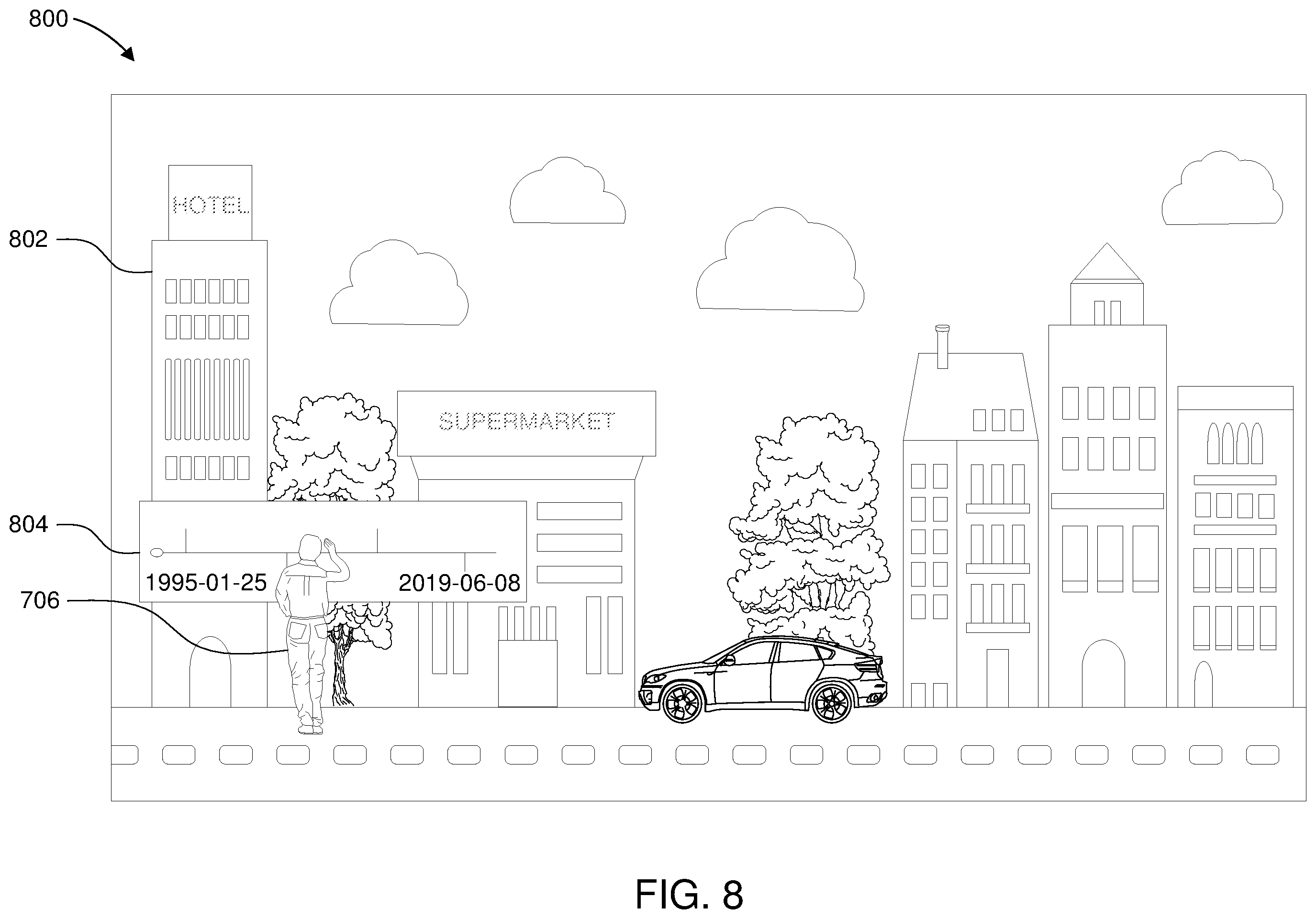 Patent US12361661 Figure 10 – Artificial reality (XR) location-based displays and interactions
