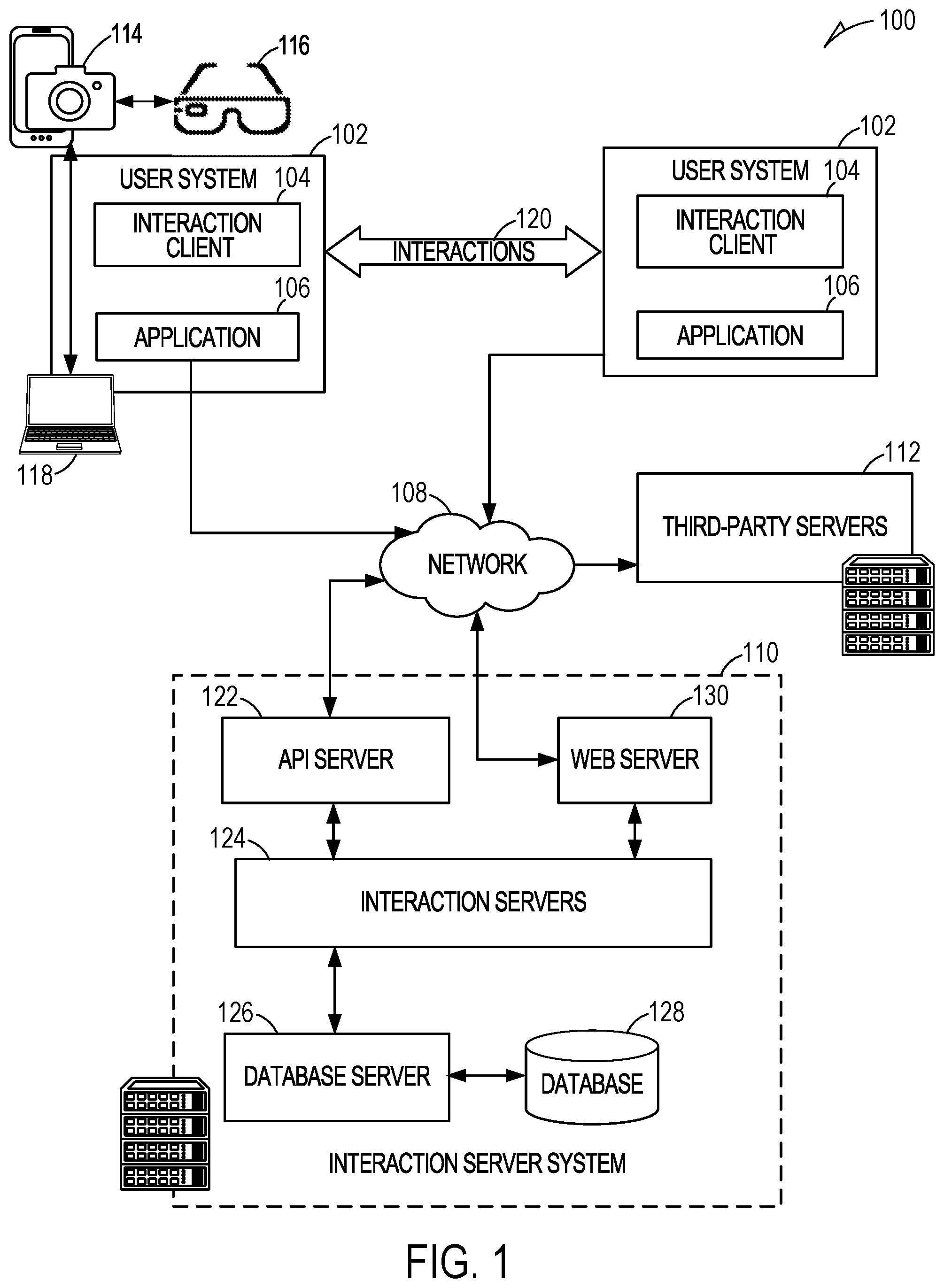 Patent US12361664 Figure 1 – 3D content display using head-wearable apparatuses