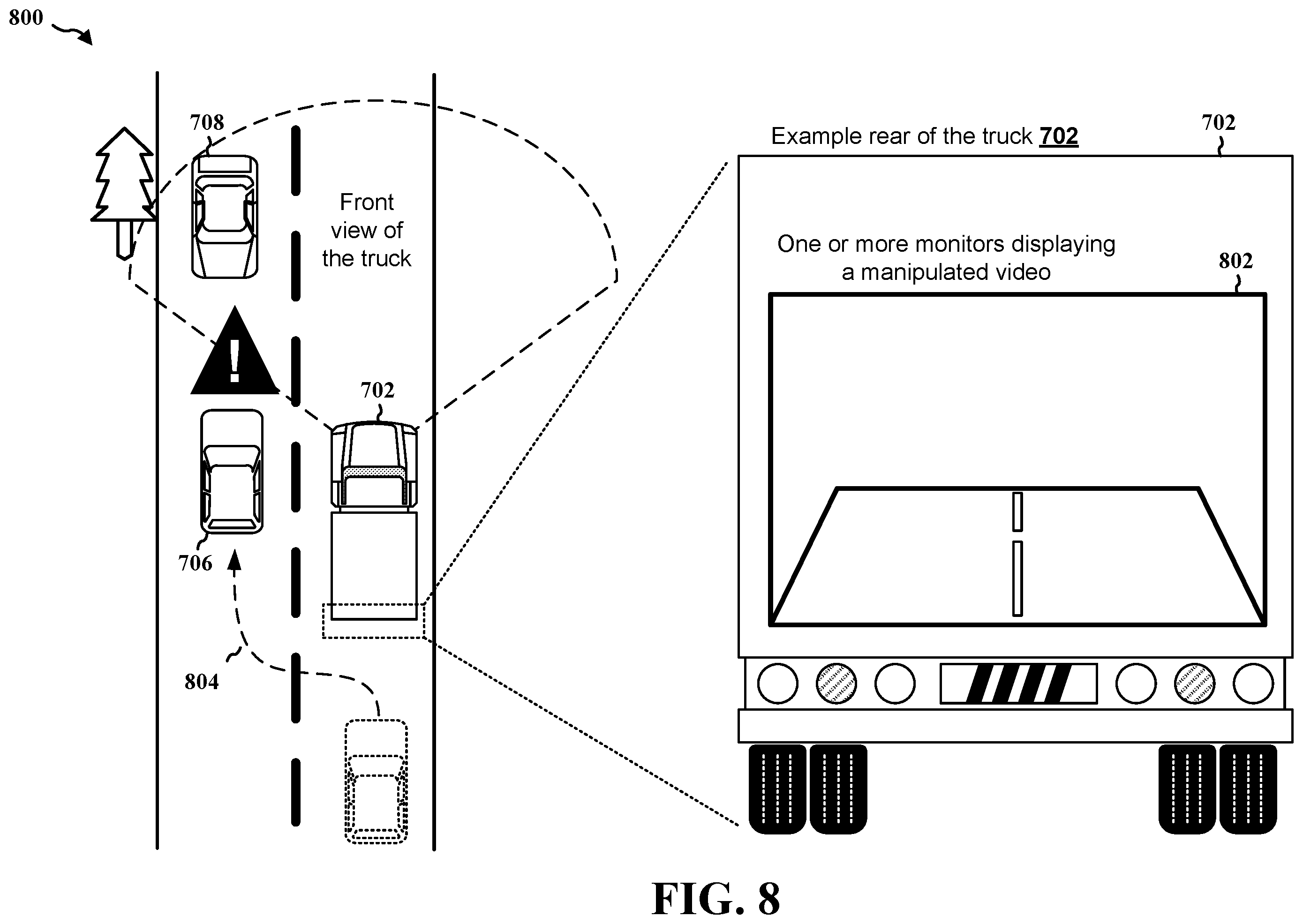 Patent US12361673 Figure 8 – Anti-spoofing in camera-aided location and perception